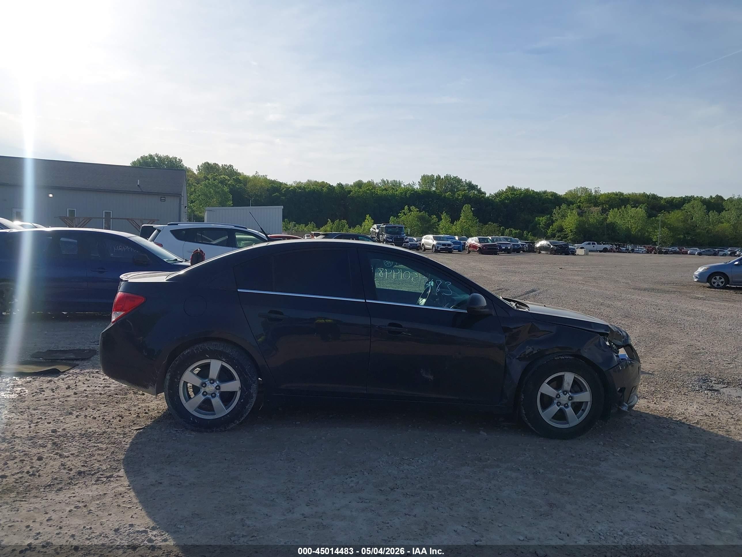2014 Chevrolet Cruze 1lt Auto Black vin: 1G1PC5SBXE7475499