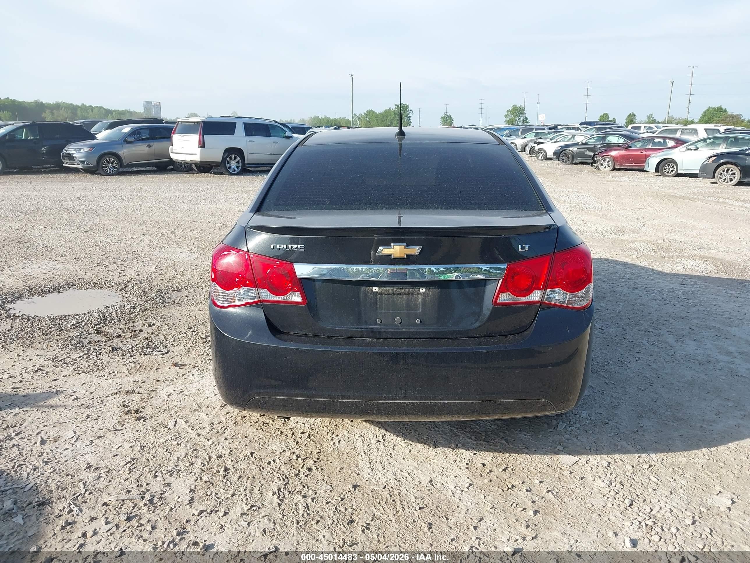 2014 Chevrolet Cruze 1lt Auto Black vin: 1G1PC5SBXE7475499