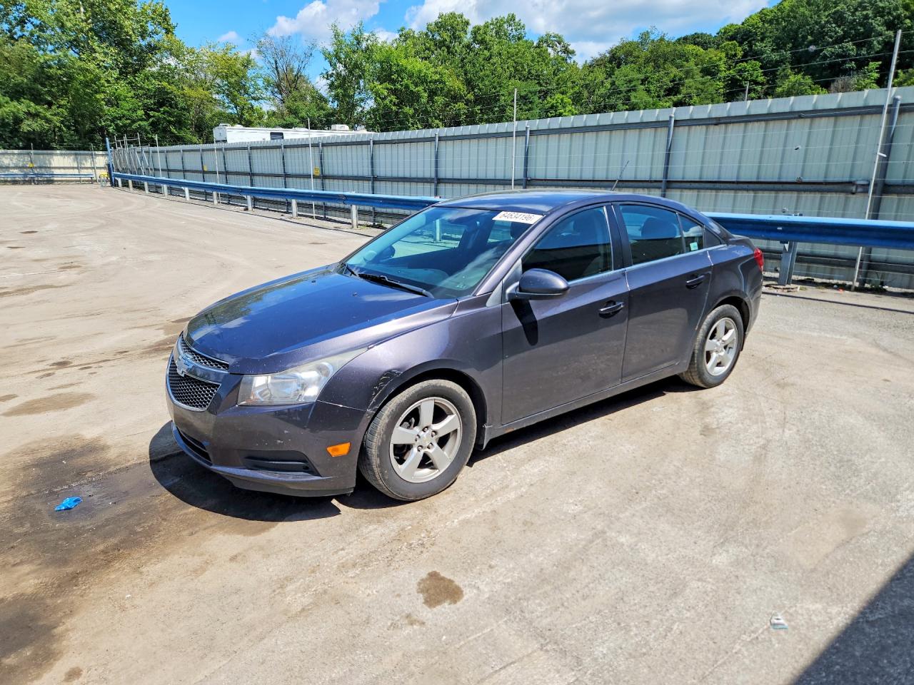 2014 Chevrolet Cruze Lt Black vin: 1G1PC5SBXE7477155