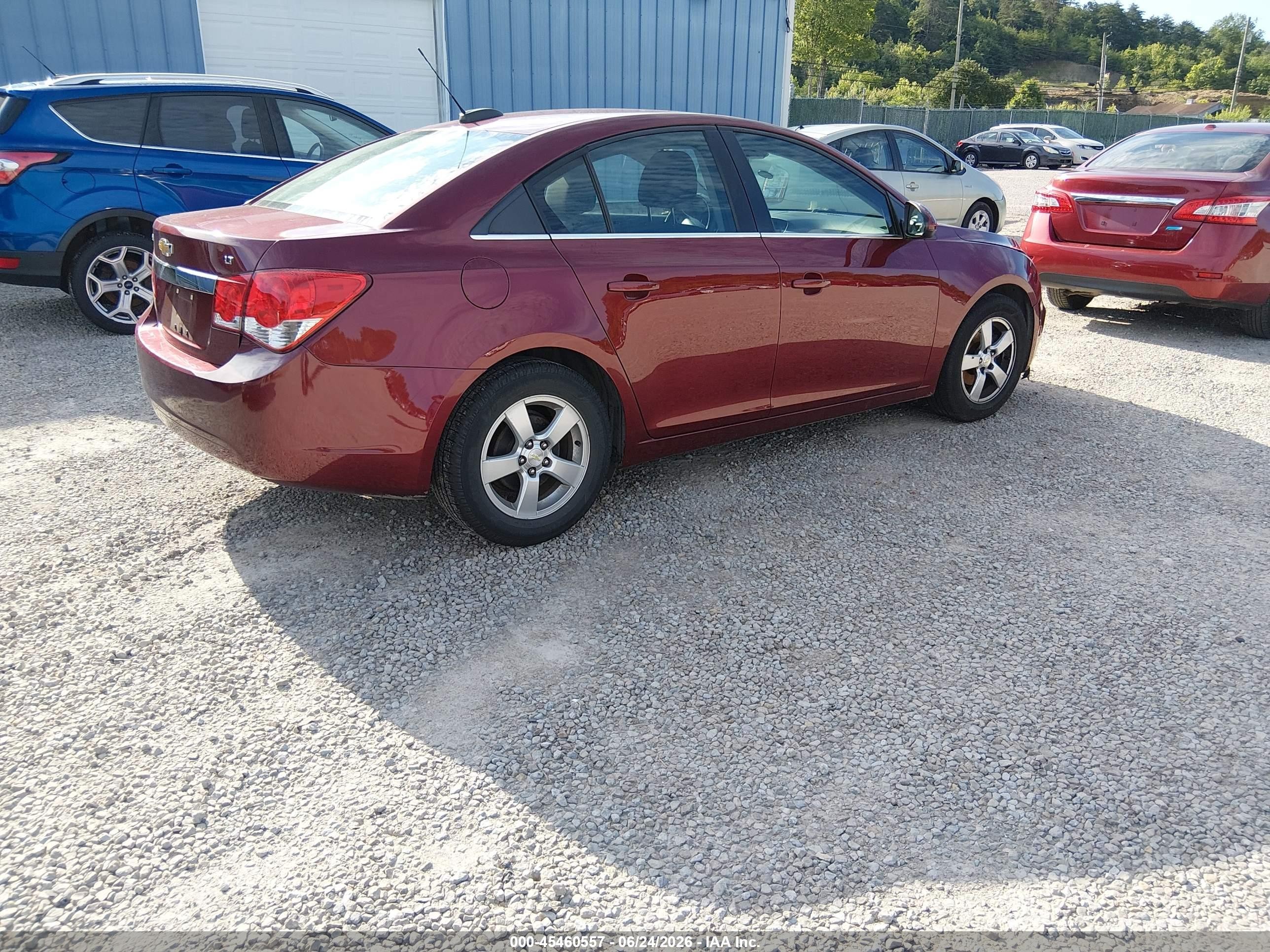 2015 Chevrolet Cruze 1lt Auto Бордовый vin: 1G1PC5SBXF7126148