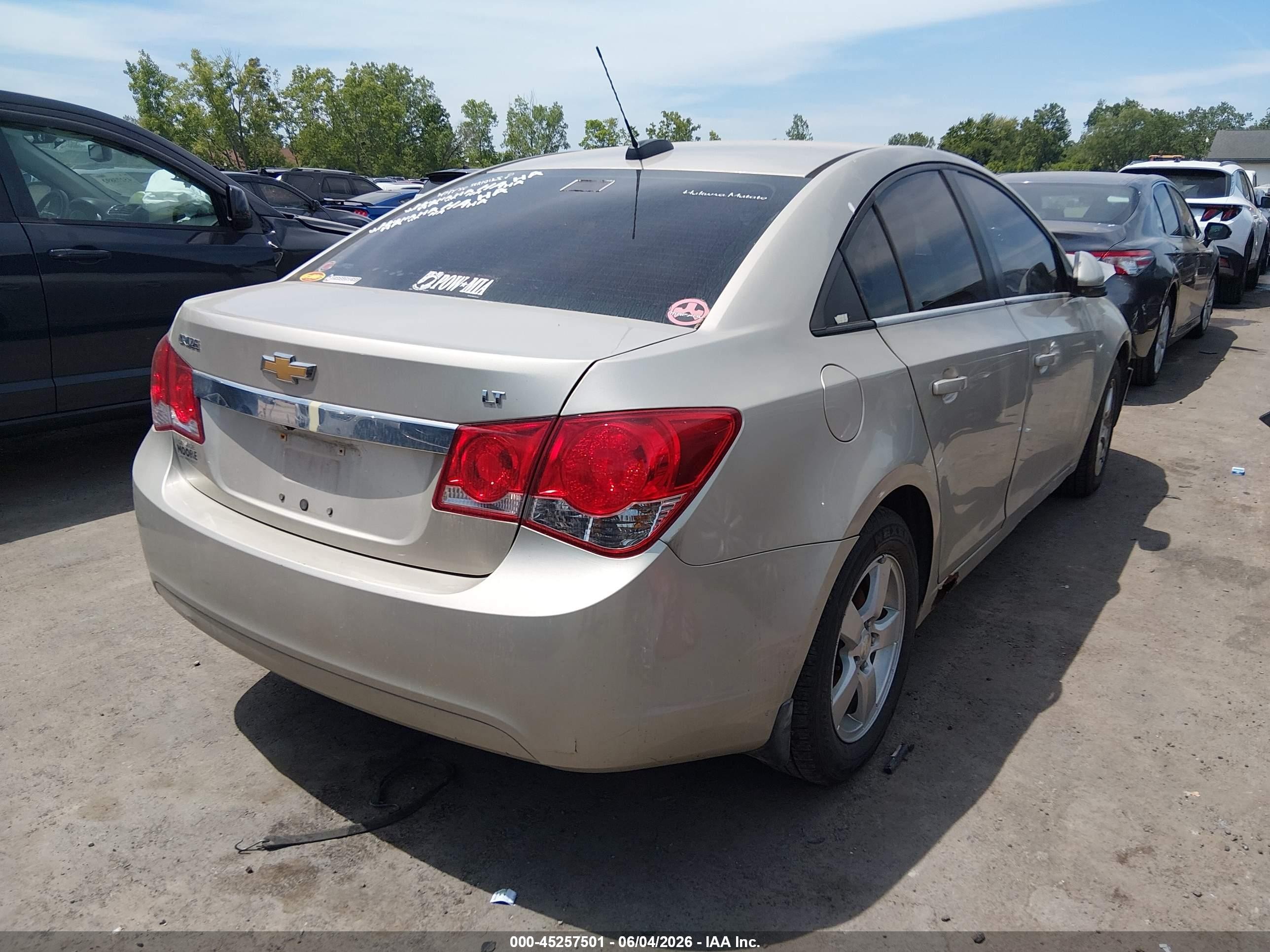 2015 Chevrolet Cruze 1lt Auto Tan vin: 1G1PC5SBXF7174992