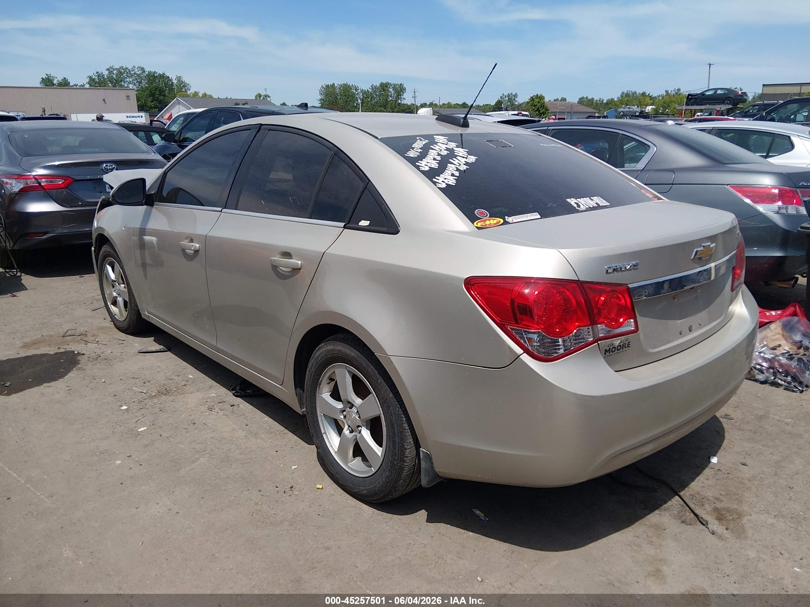 2015 Chevrolet Cruze 1lt Auto Tan vin: 1G1PC5SBXF7174992