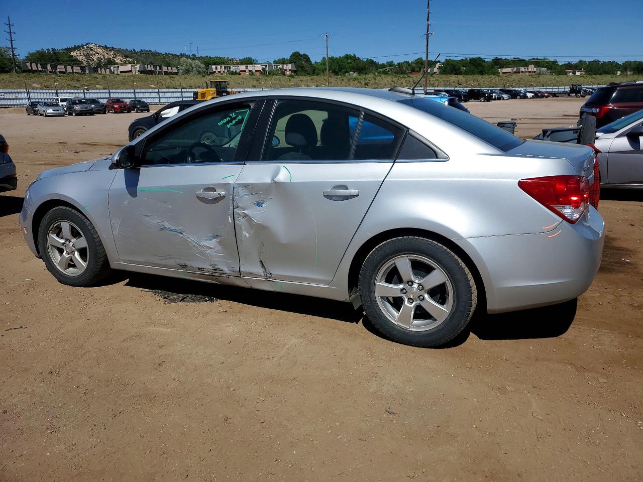 2015 Chevrolet Cruze Lt Silver vin: 1G1PC5SBXF7175981