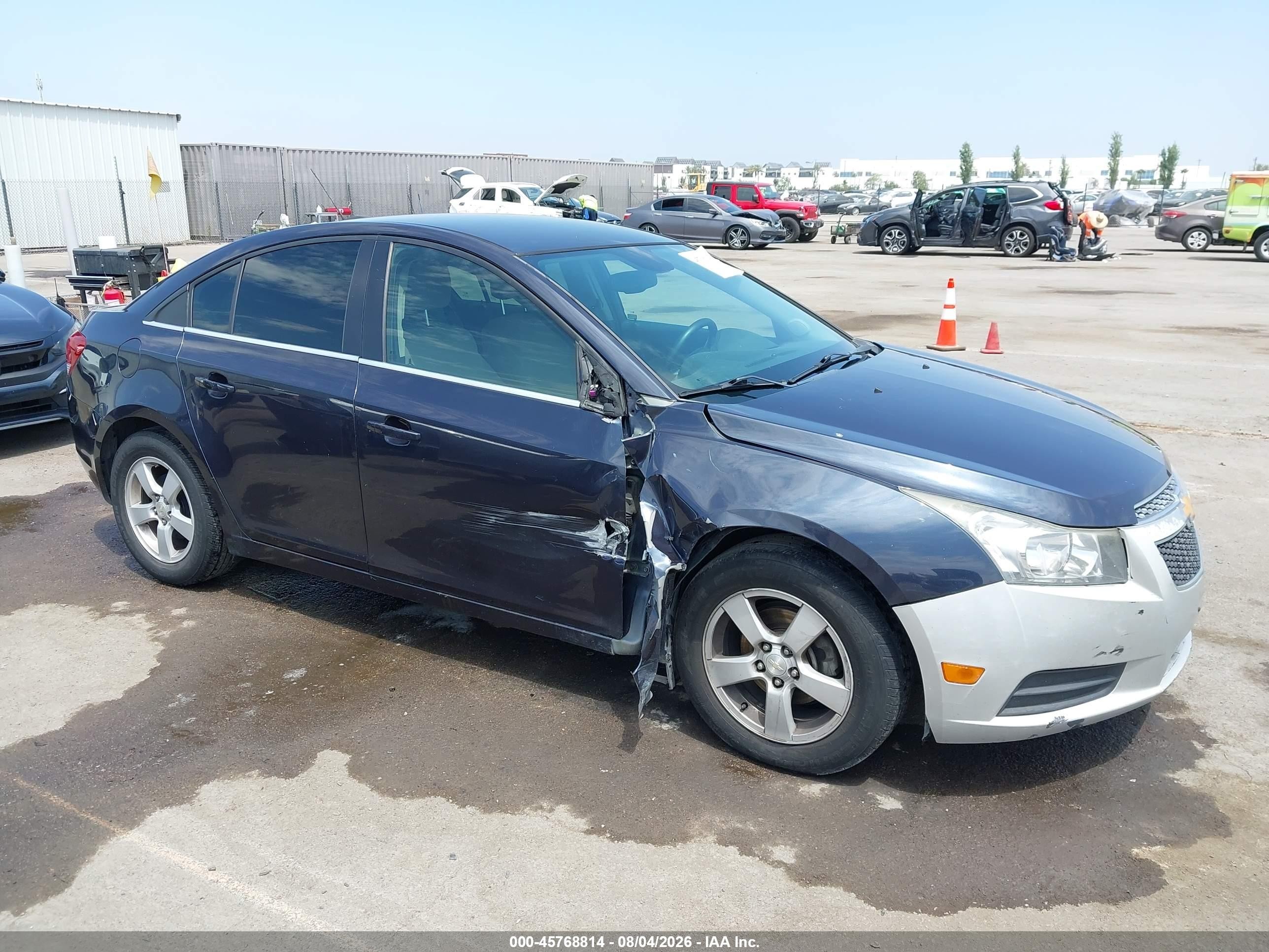 2015 Chevrolet Cruze 1lt Auto Dark Blue vin: 1G1PC5SBXF7184437