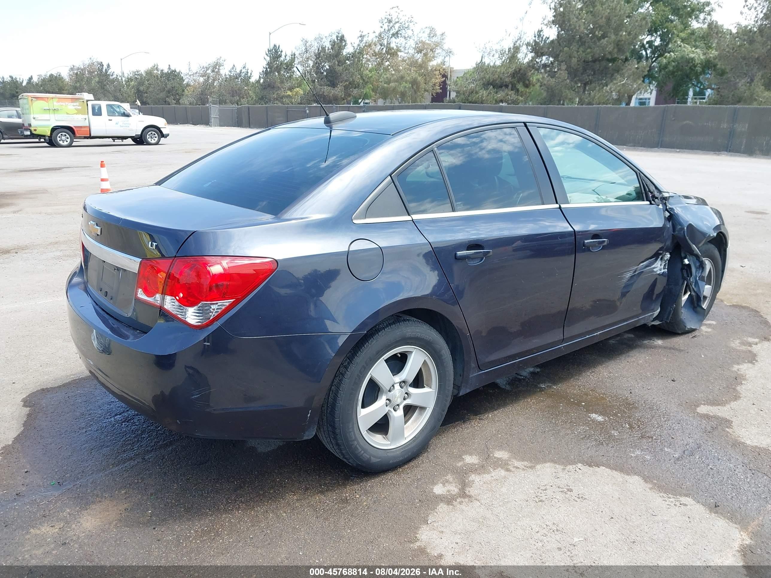 2015 Chevrolet Cruze 1lt Auto Dark Blue vin: 1G1PC5SBXF7184437
