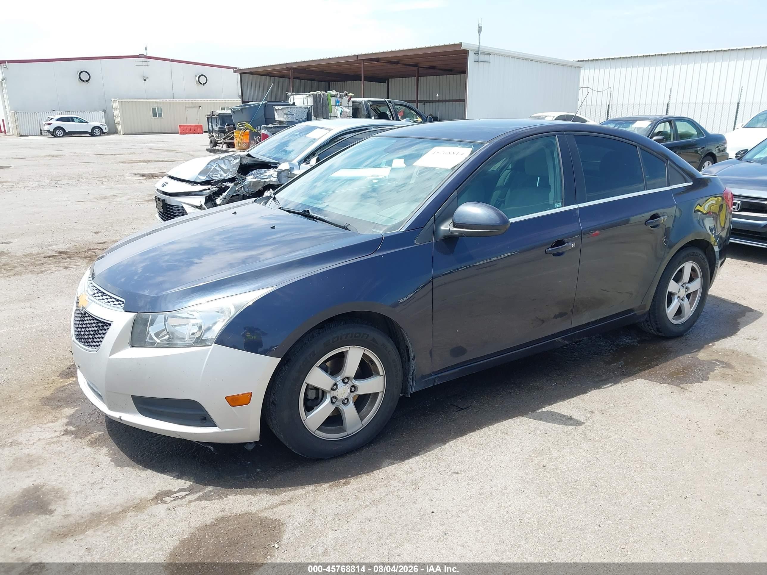 2015 Chevrolet Cruze 1lt Auto Dark Blue vin: 1G1PC5SBXF7184437