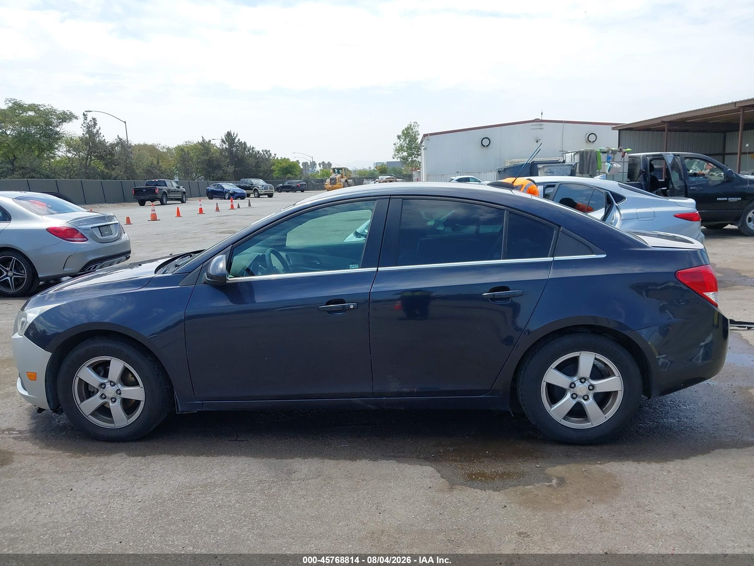 2015 Chevrolet Cruze 1lt Auto Dark Blue vin: 1G1PC5SBXF7184437