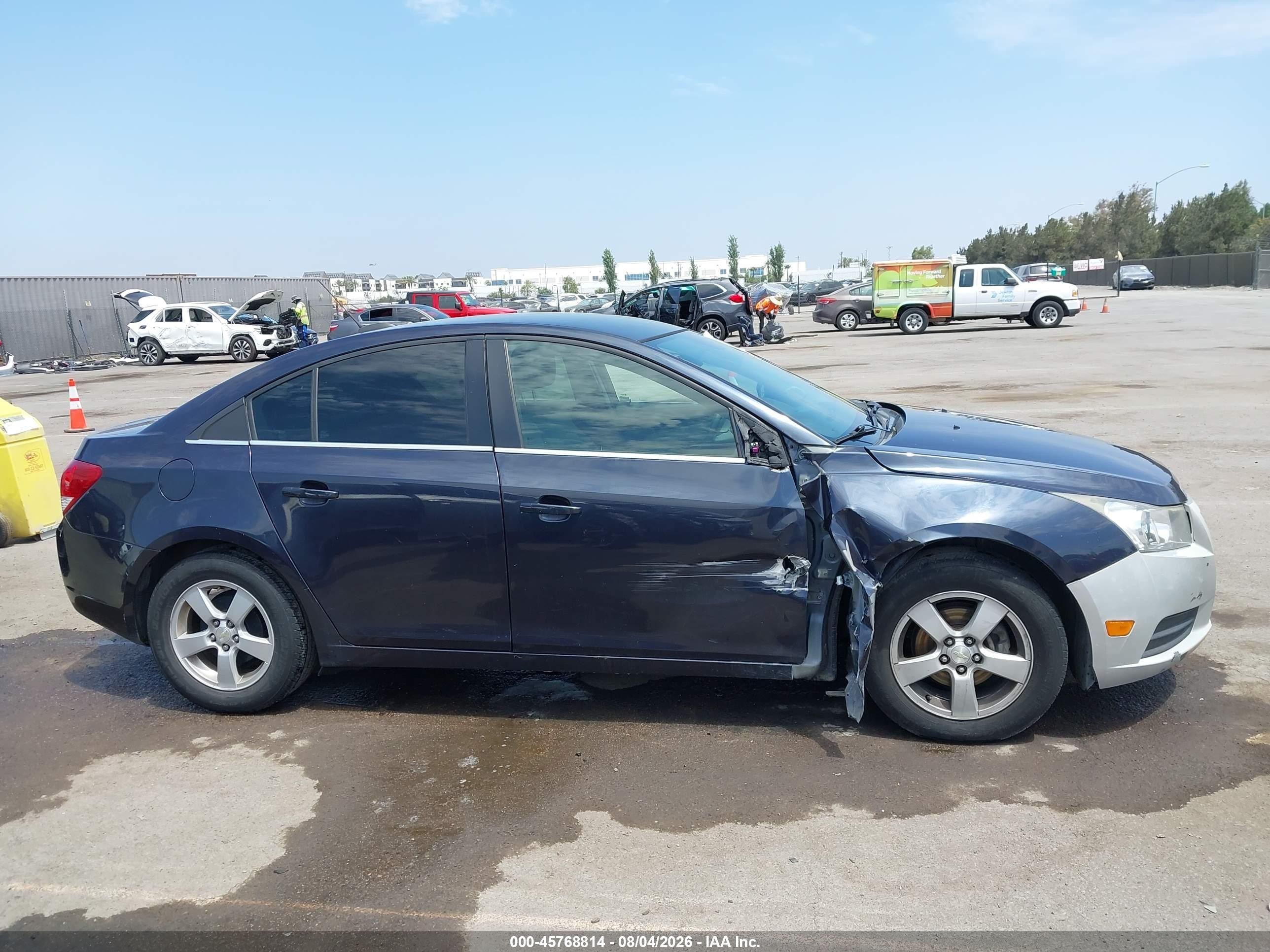 2015 Chevrolet Cruze 1lt Auto Dark Blue vin: 1G1PC5SBXF7184437
