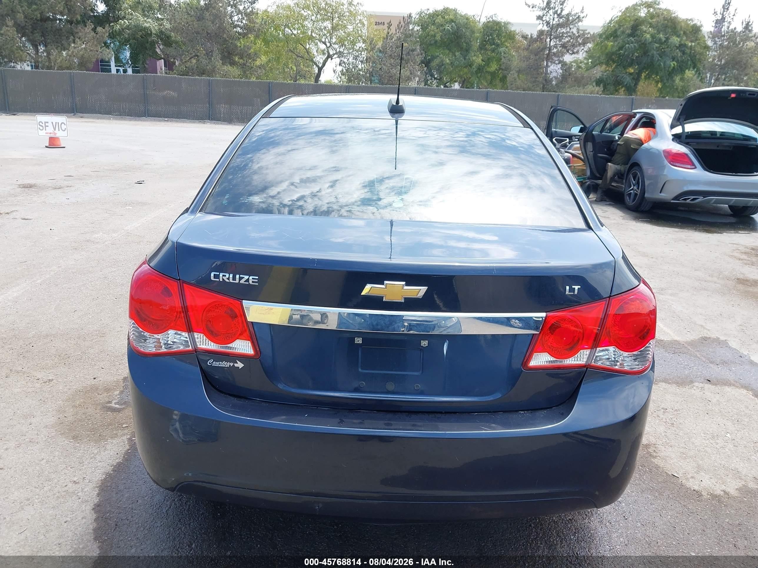 2015 Chevrolet Cruze 1lt Auto Dark Blue vin: 1G1PC5SBXF7184437