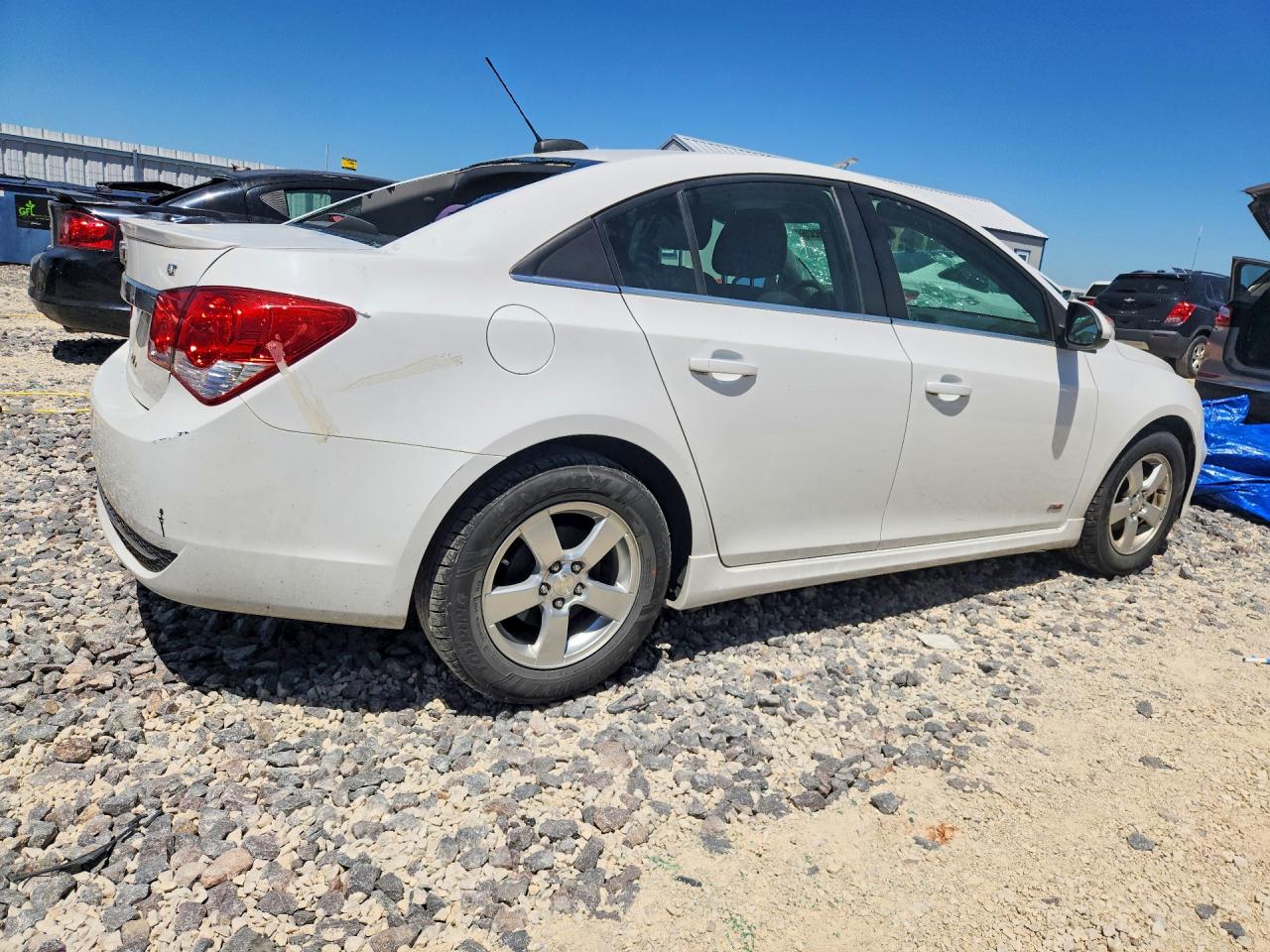 2015 Chevrolet Cruze Lt White vin: 1G1PC5SBXF7190027