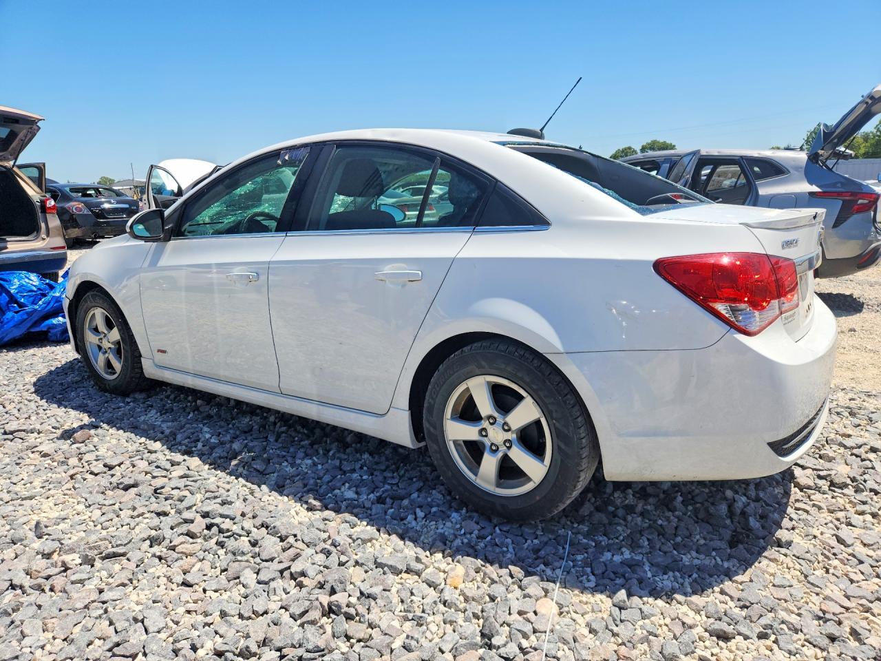 2015 Chevrolet Cruze Lt White vin: 1G1PC5SBXF7190027