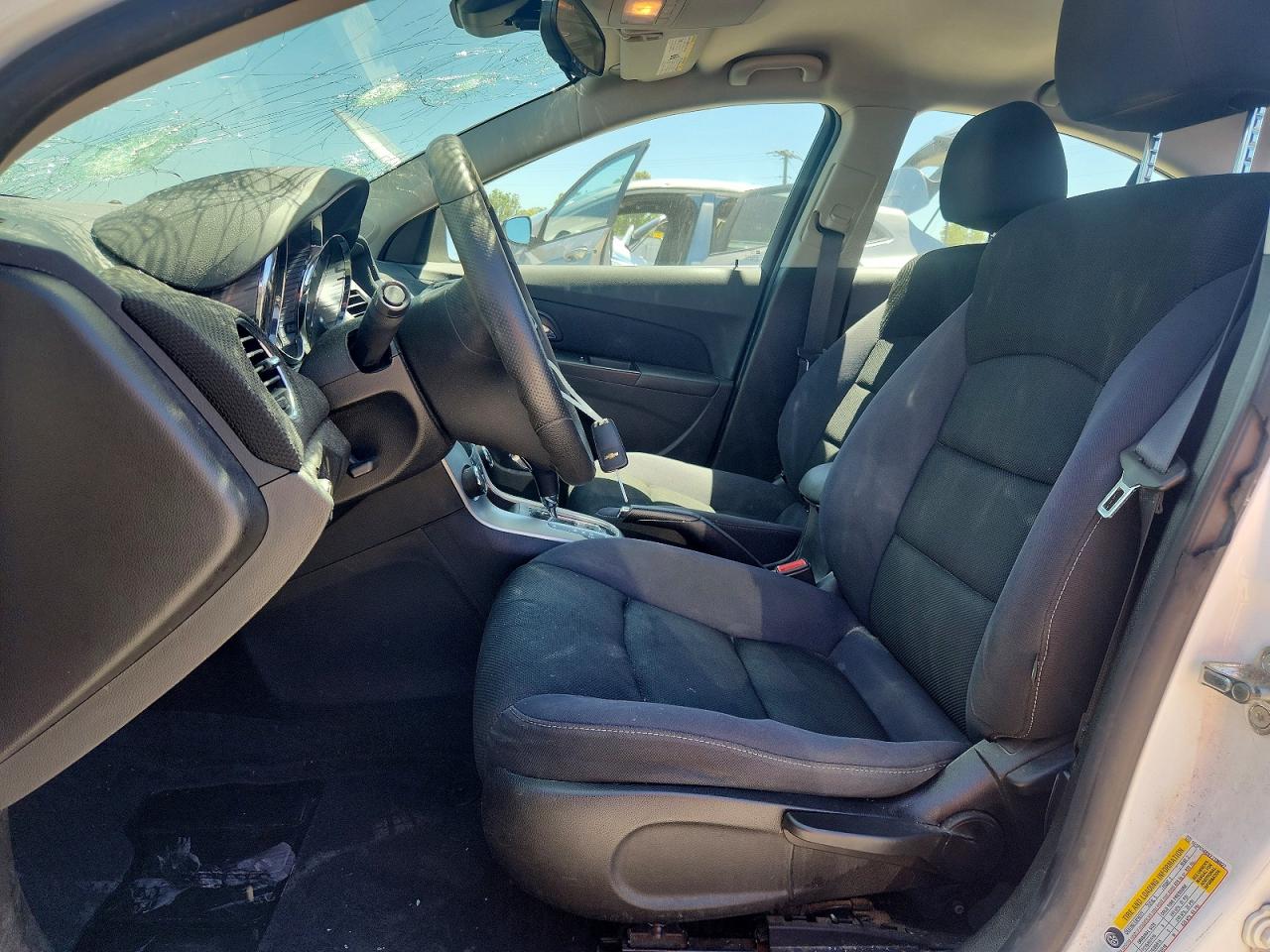 2015 Chevrolet Cruze Lt White vin: 1G1PC5SBXF7190027