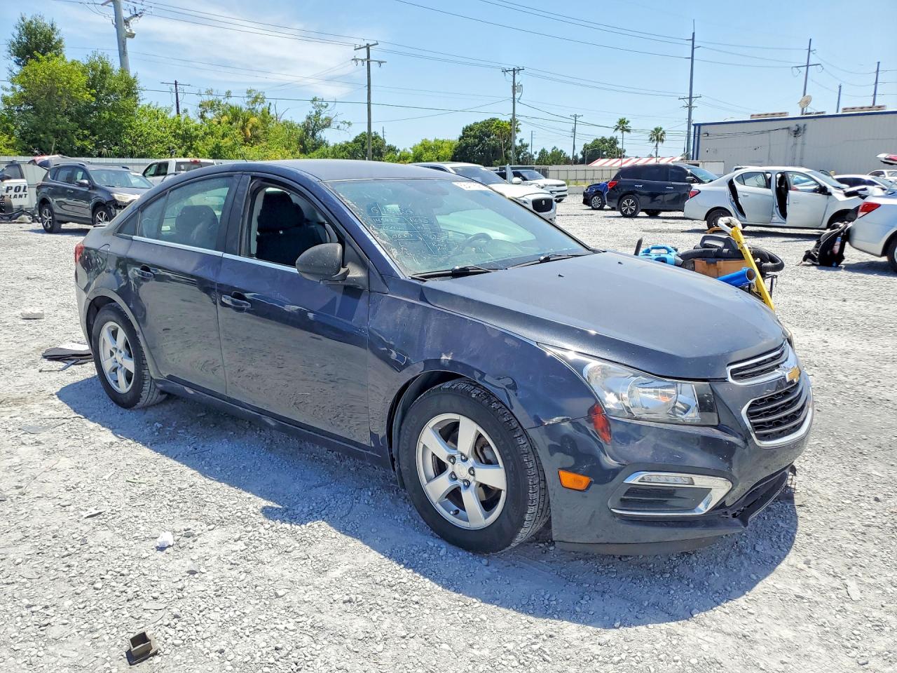 2015 Chevrolet Cruze Lt Blue vin: 1G1PC5SBXF7190657