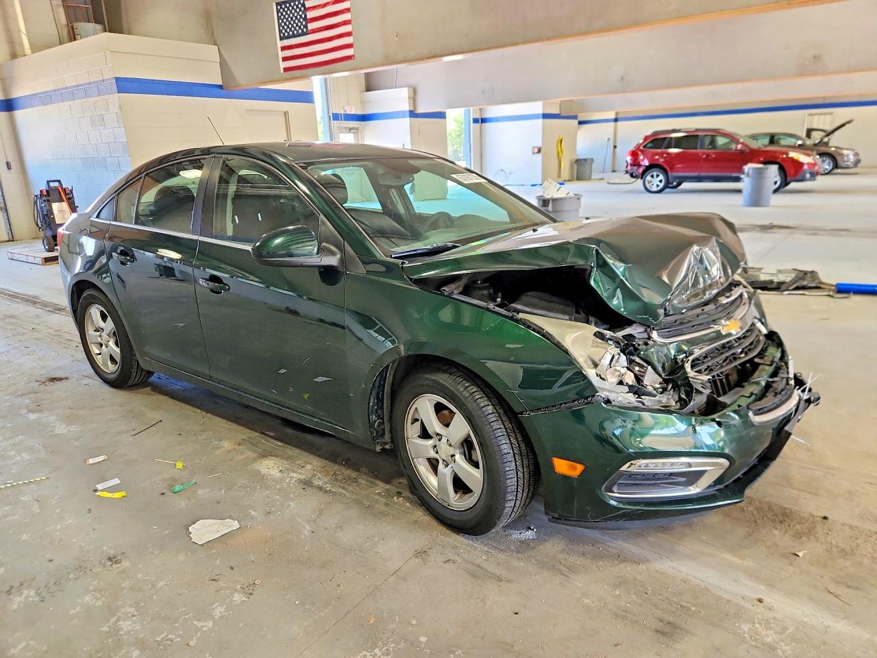 2015 Chevrolet Cruze Lt Green vin: 1G1PC5SBXF7206520