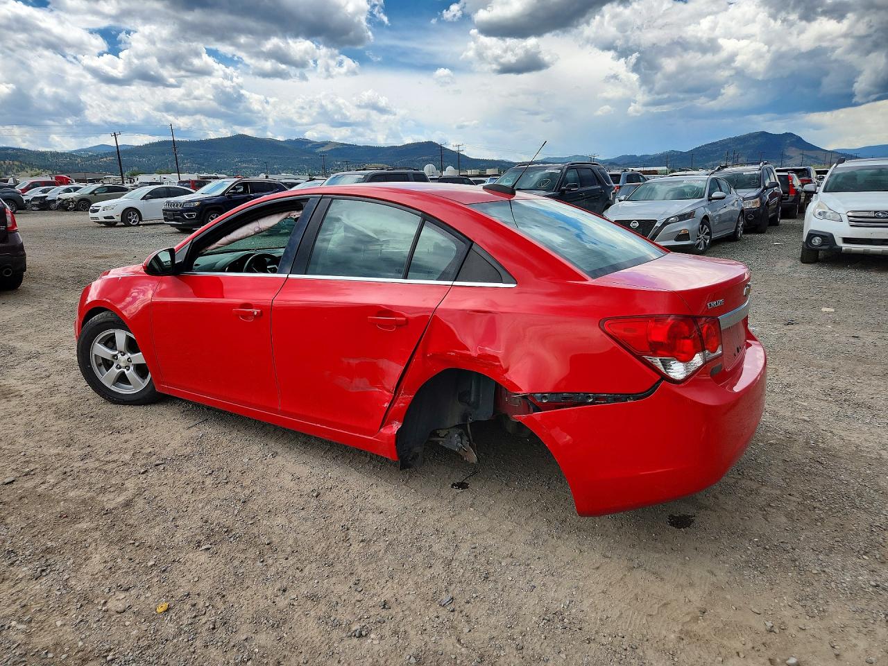 2015 Chevrolet Cruze Lt Red vin: 1G1PC5SBXF7230204