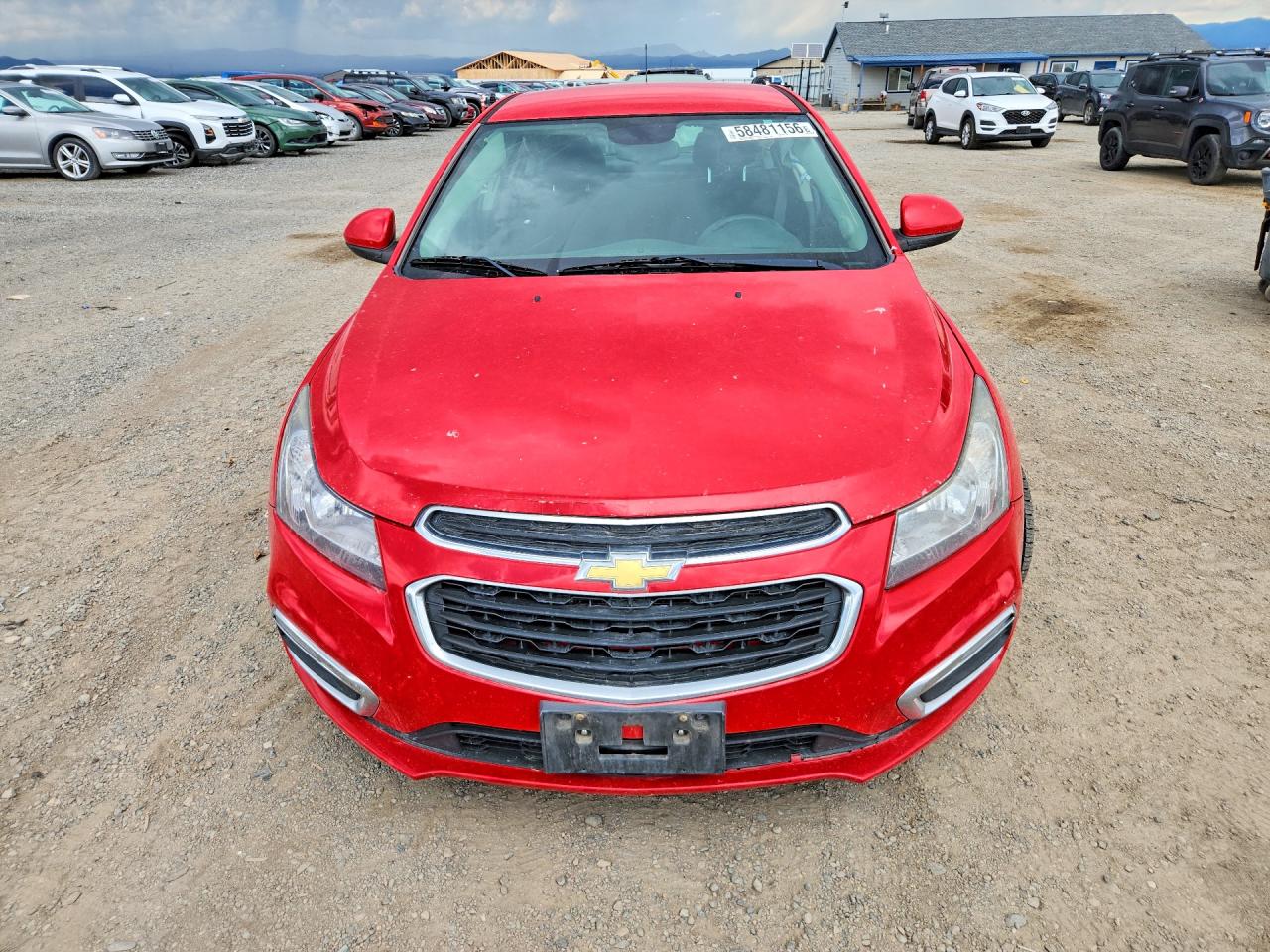 2015 Chevrolet Cruze Lt Red vin: 1G1PC5SBXF7230204