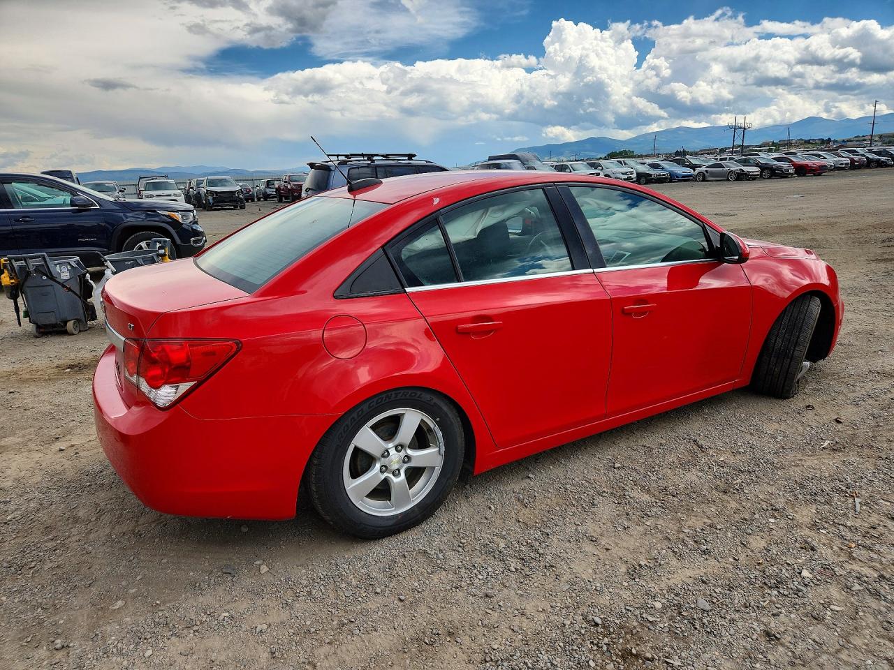 2015 Chevrolet Cruze Lt Red vin: 1G1PC5SBXF7230204
