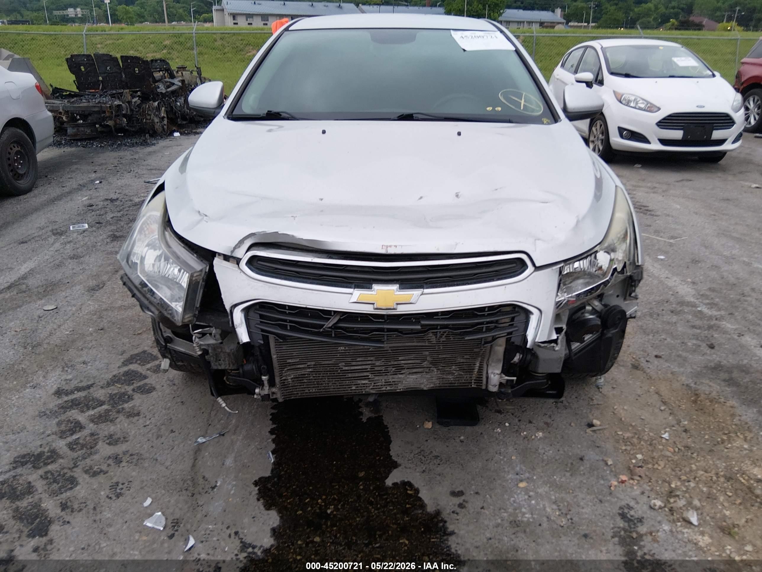 2015 Chevrolet Cruze 1lt Auto Silver vin: 1G1PC5SBXF7240506