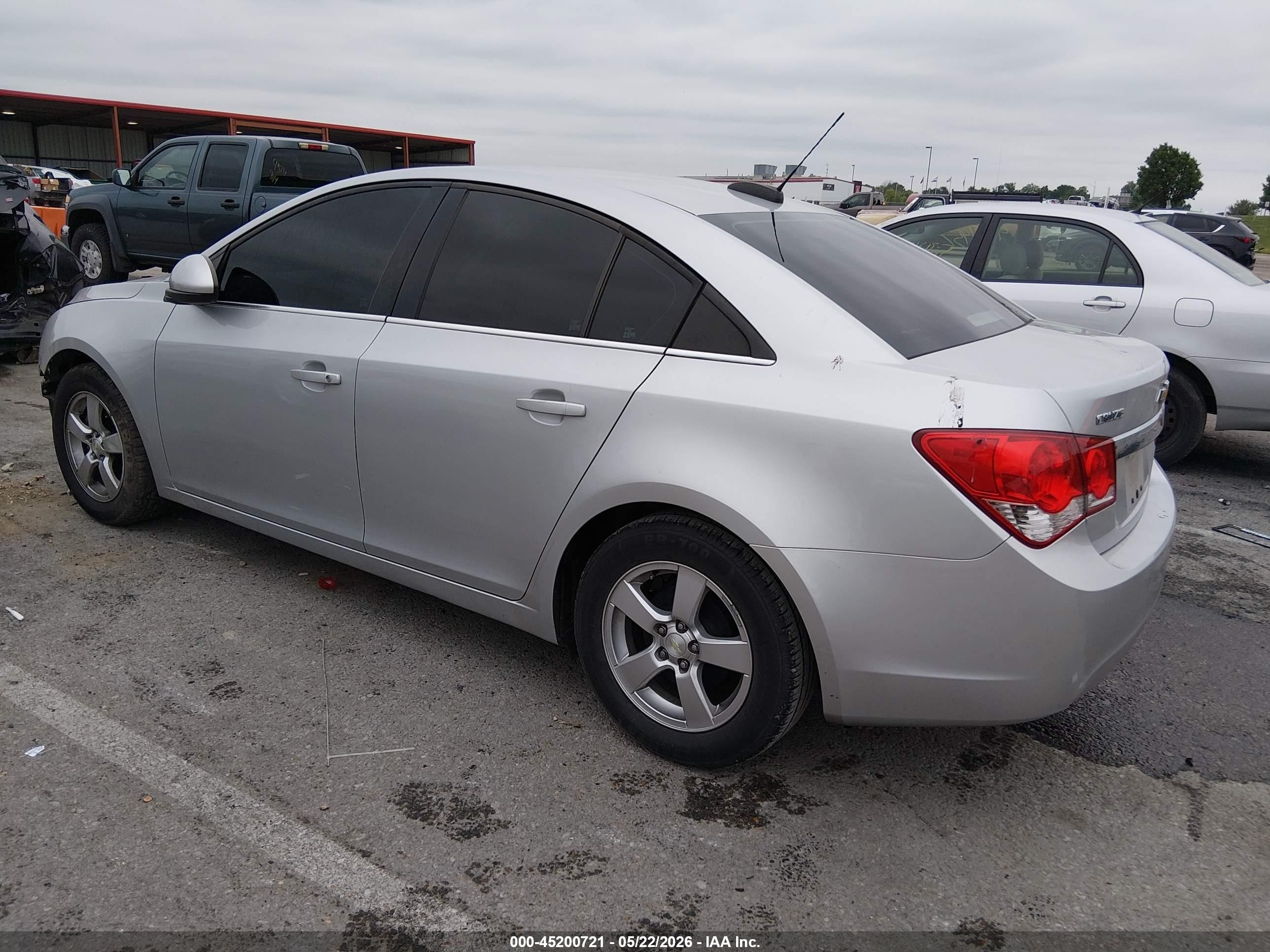 2015 Chevrolet Cruze 1lt Auto Silver vin: 1G1PC5SBXF7240506