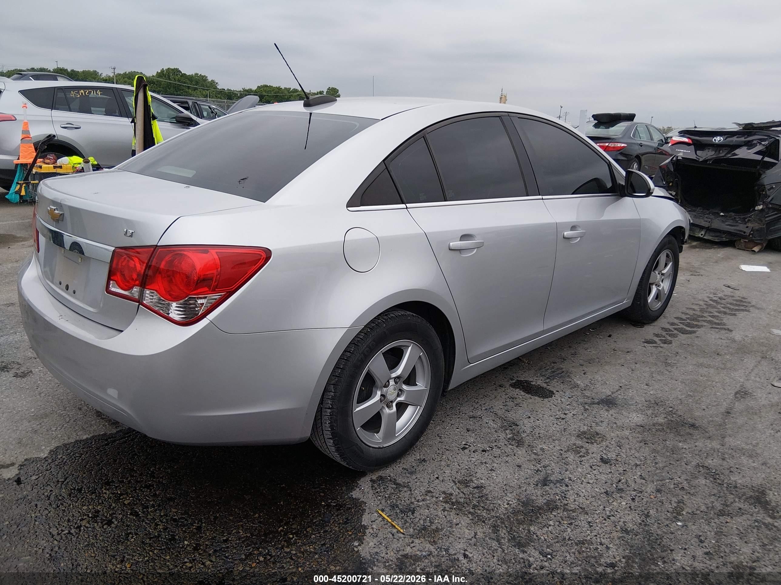 2015 Chevrolet Cruze 1lt Auto Silver vin: 1G1PC5SBXF7240506