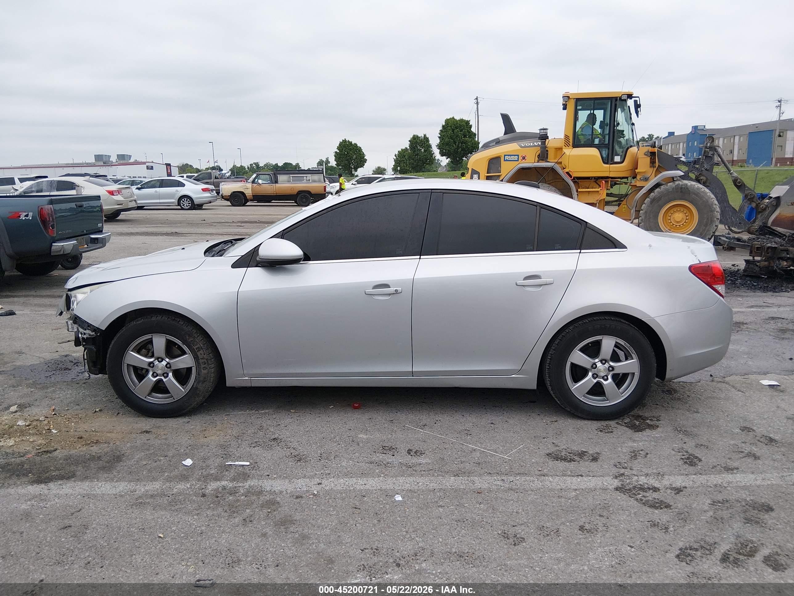 2015 Chevrolet Cruze 1lt Auto Silver vin: 1G1PC5SBXF7240506