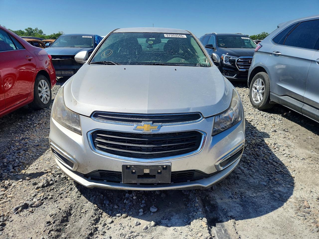 2015 Chevrolet Cruze Lt Silver vin: 1G1PC5SBXF7259282