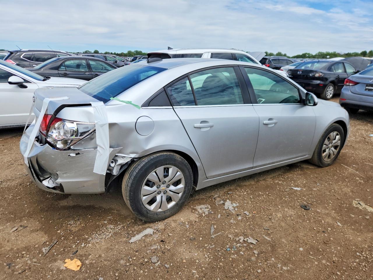 2015 Chevrolet Cruze Lt Silver vin: 1G1PC5SBXF7264093