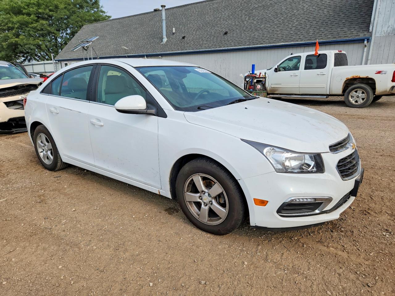 2015 Chevrolet Cruze Lt White vin: 1G1PC5SBXF7270170