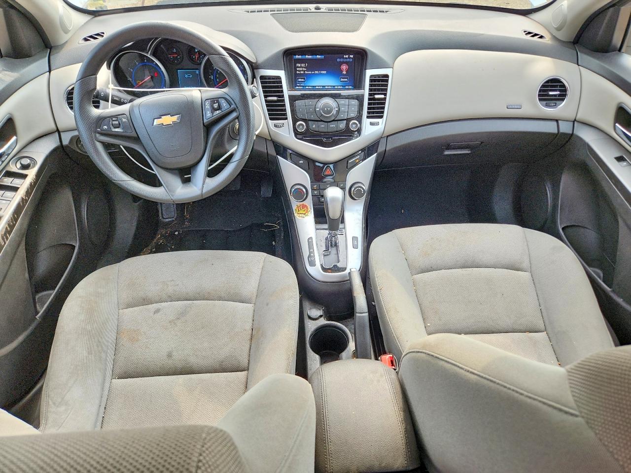2015 Chevrolet Cruze Lt White vin: 1G1PC5SBXF7270170
