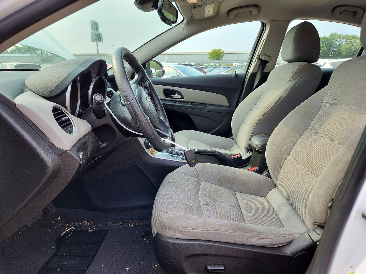 2015 Chevrolet Cruze Lt White vin: 1G1PC5SBXF7270170
