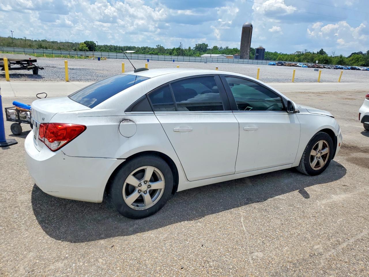 2015 Chevrolet Cruze Lt White vin: 1G1PC5SBXF7292895
