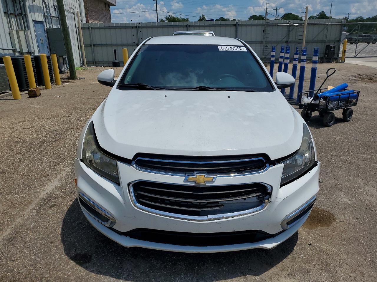 2015 Chevrolet Cruze Lt White vin: 1G1PC5SBXF7292895