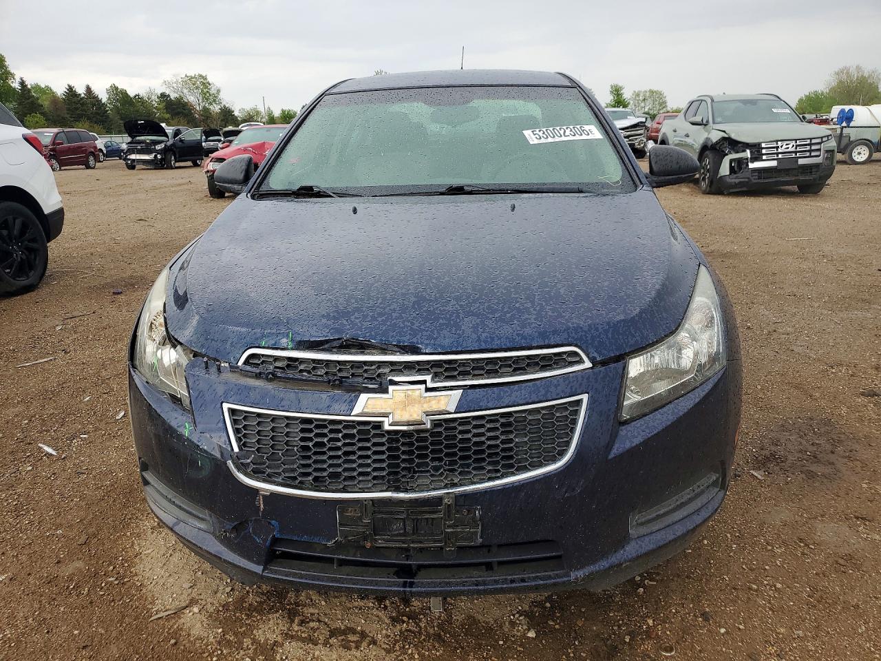 2011 Chevrolet Cruze Ls Blue vin: 1G1PC5SH0B7130868