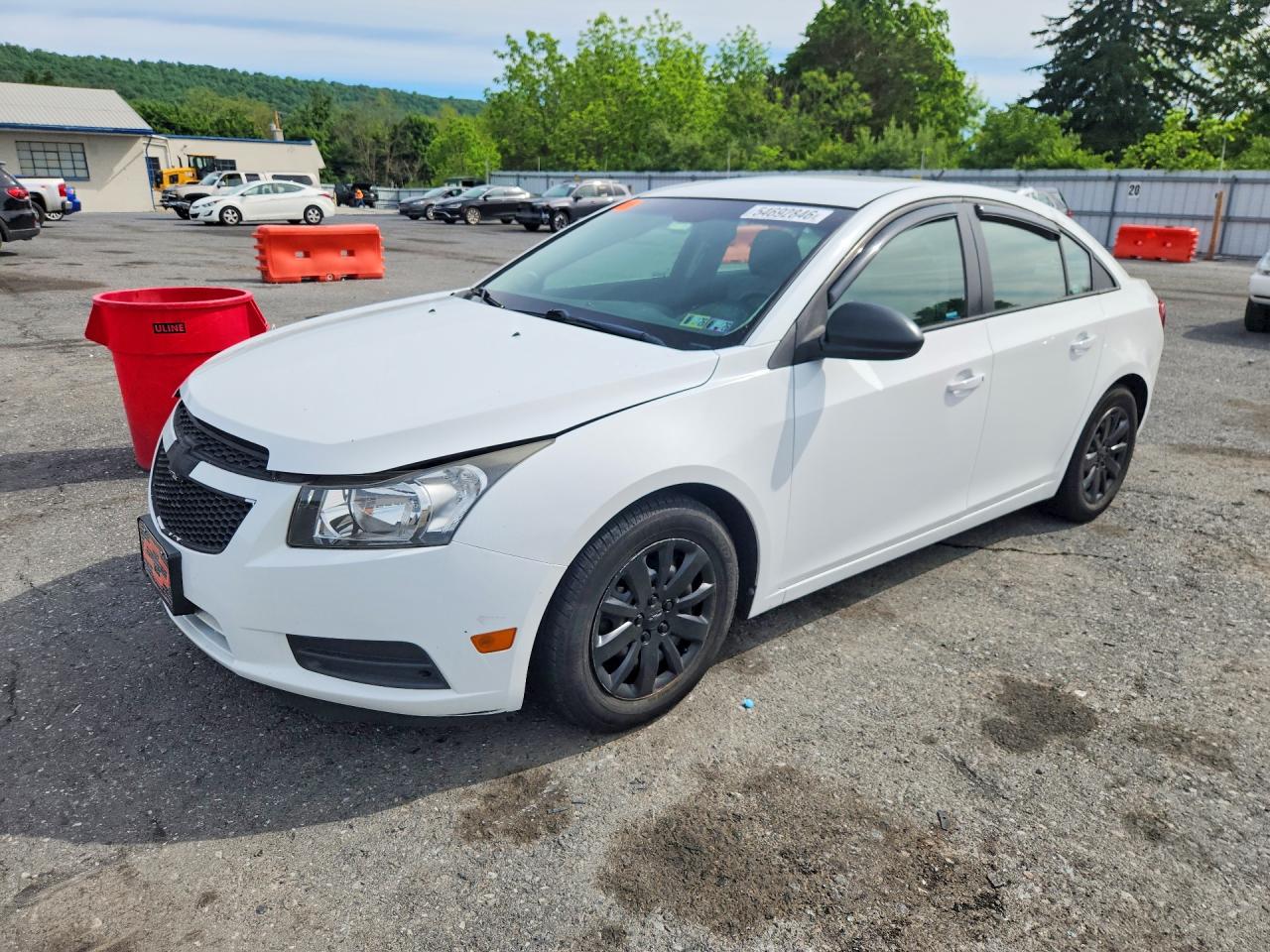 2011 Chevrolet Cruze Ls White vin: 1G1PC5SH0B7226662