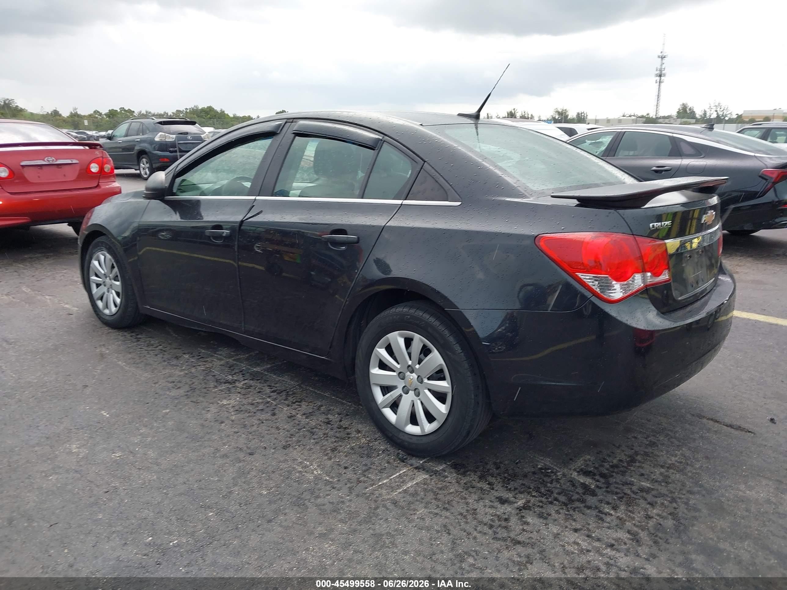 2011 Chevrolet Cruze Ls Black vin: 1G1PC5SH0B7231330