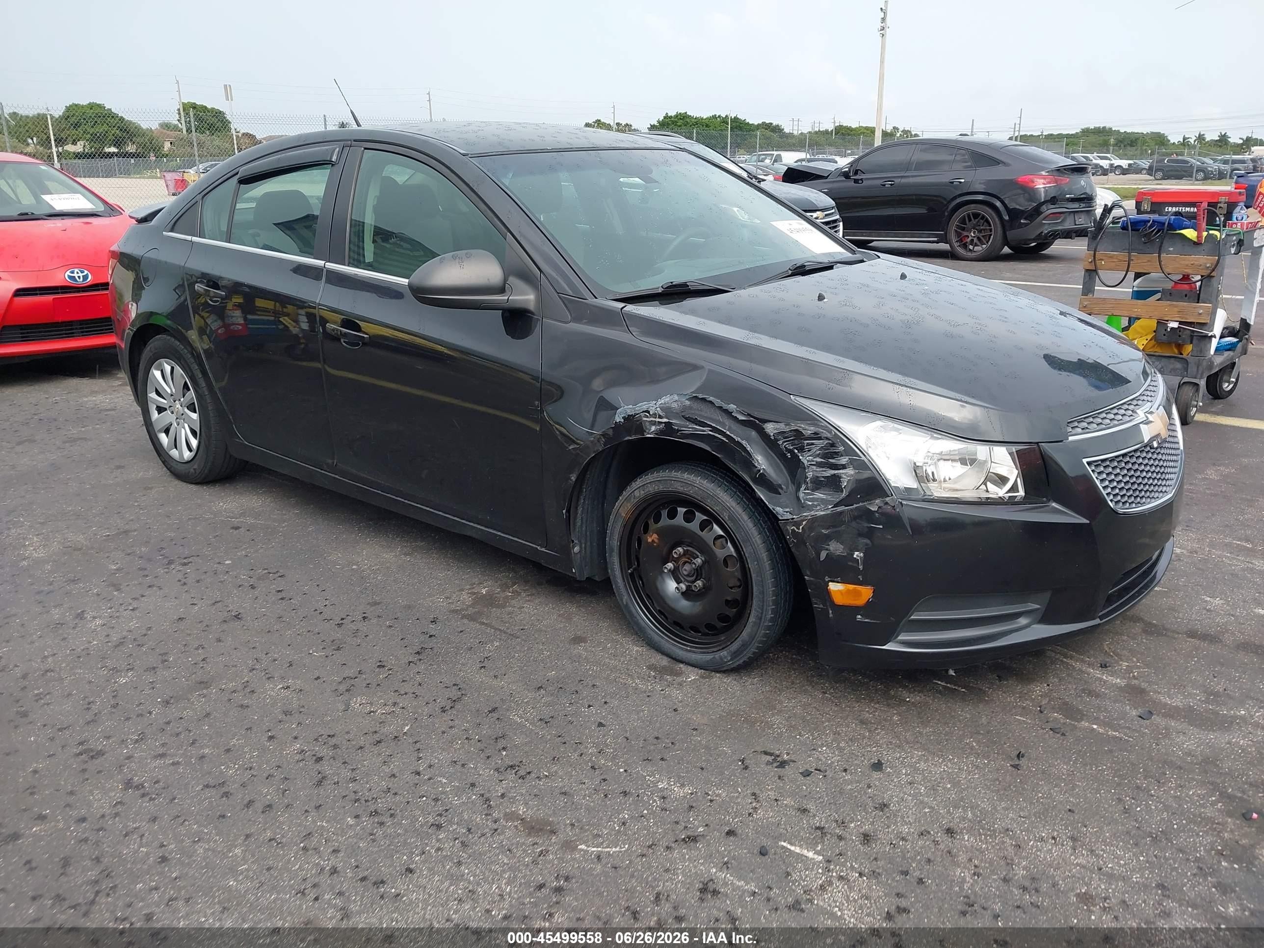 2011 Chevrolet Cruze Ls Black vin: 1G1PC5SH0B7231330