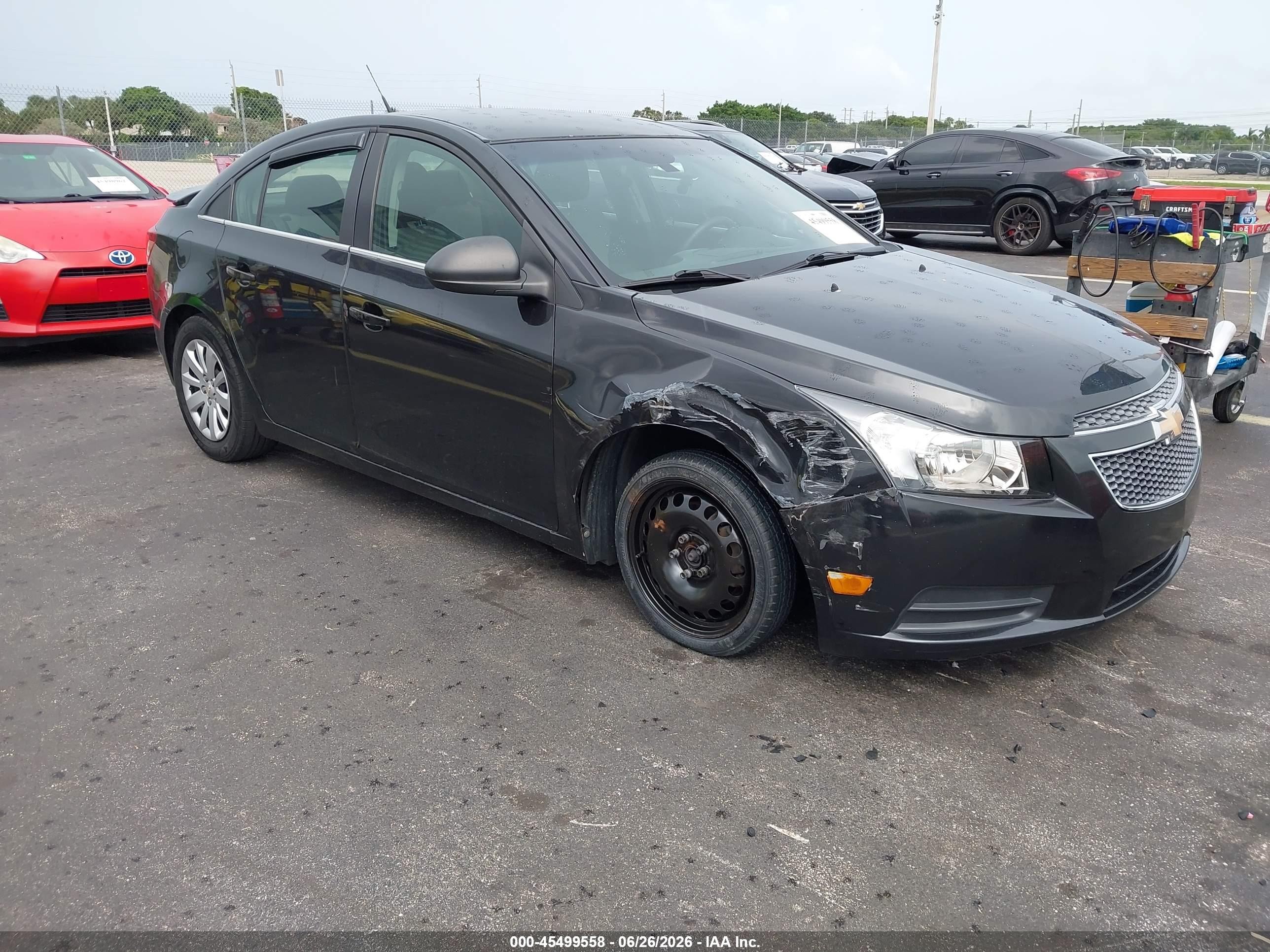 2011 Chevrolet Cruze Ls Black vin: 1G1PC5SH0B7231330