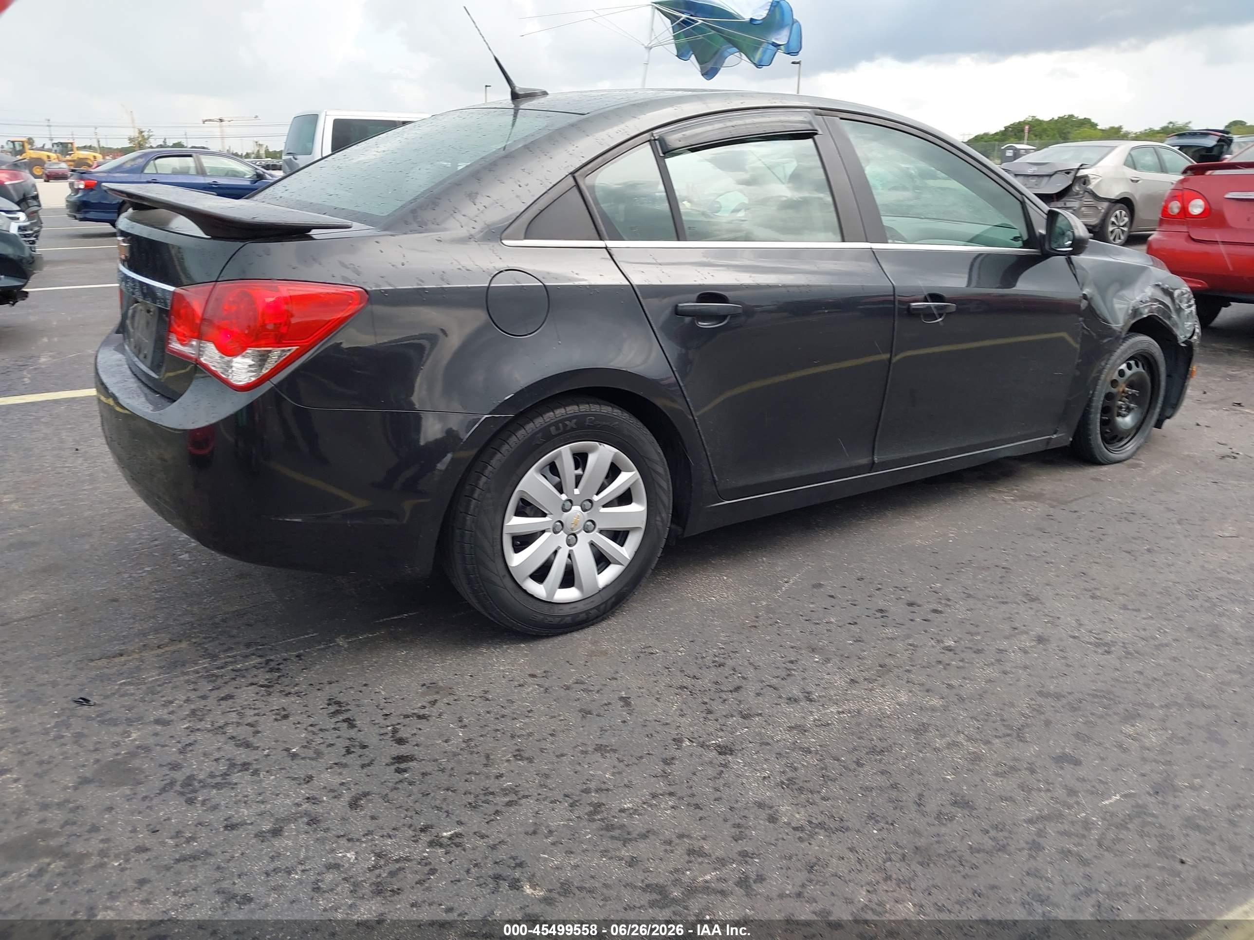 2011 Chevrolet Cruze Ls Black vin: 1G1PC5SH0B7231330