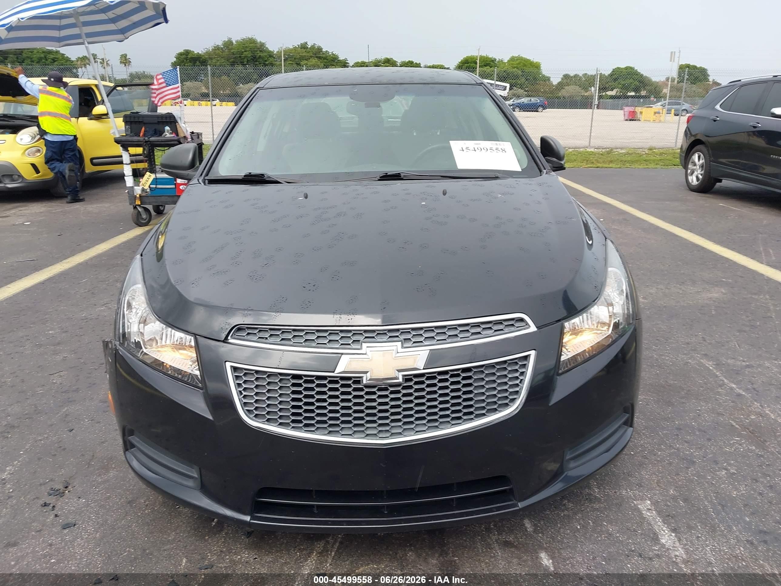 2011 Chevrolet Cruze Ls Black vin: 1G1PC5SH0B7231330