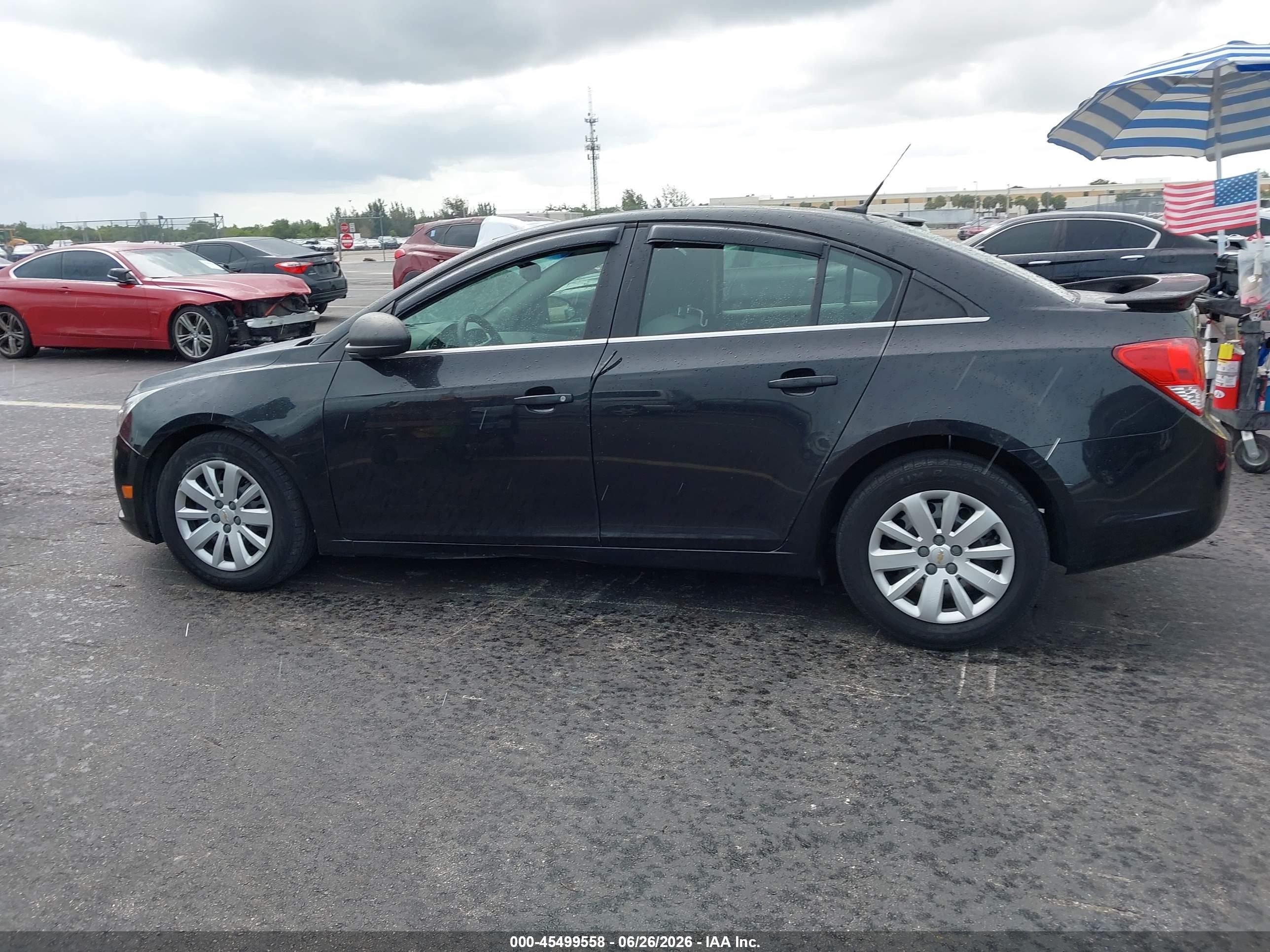 2011 Chevrolet Cruze Ls Black vin: 1G1PC5SH0B7231330