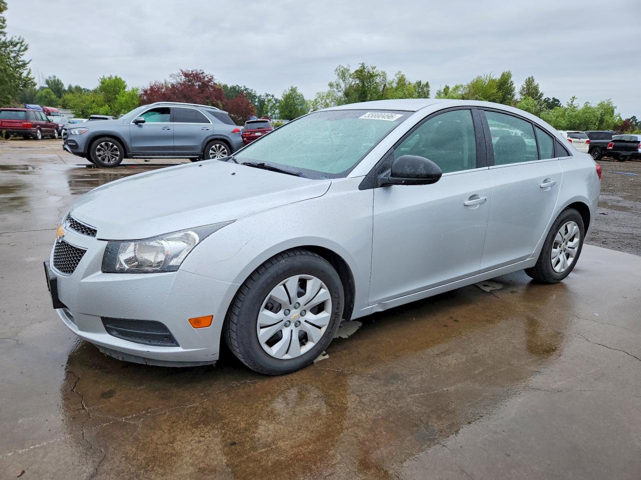 2012 Chevrolet Cruze Ls Silver vin: 1G1PC5SH0C7174872