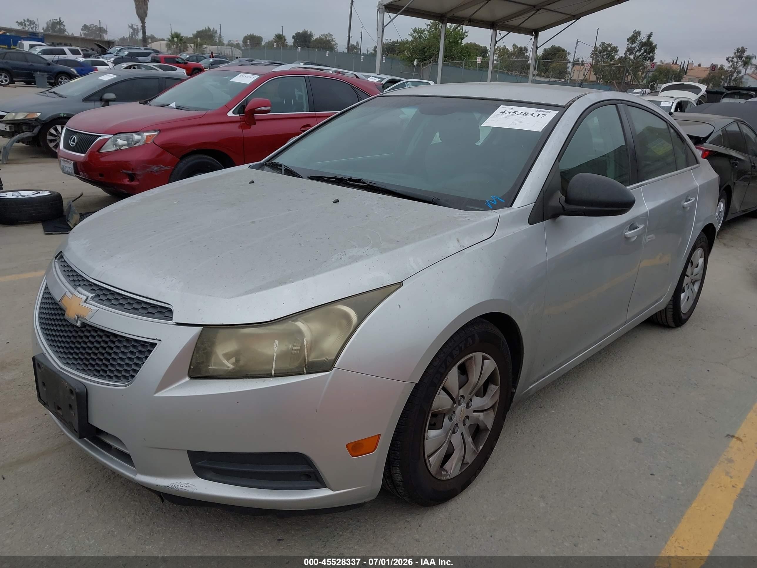 2012 Chevrolet Cruze Ls Серебряный vin: 1G1PC5SH0C7198895