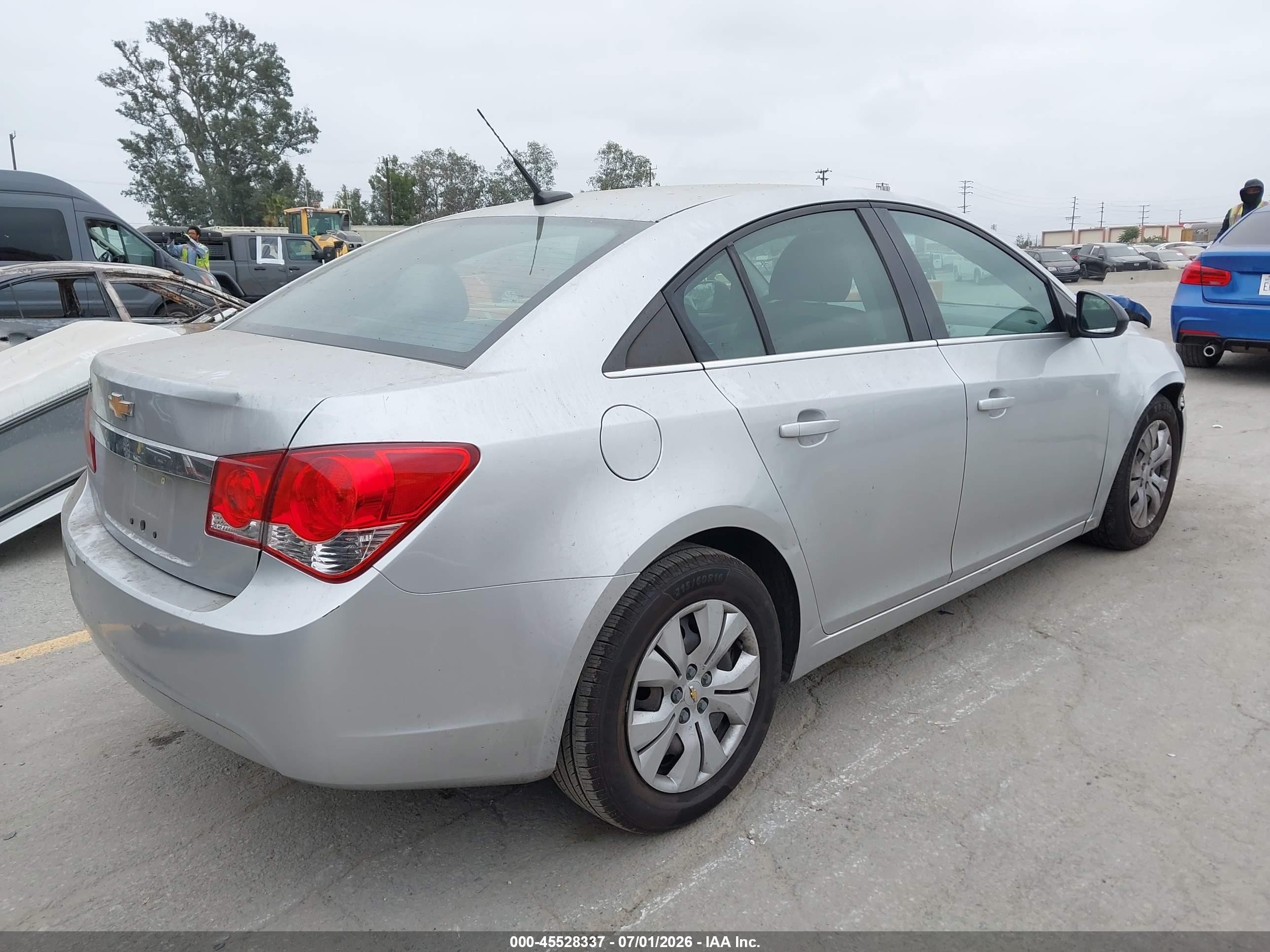 2012 Chevrolet Cruze Ls Серебряный vin: 1G1PC5SH0C7198895