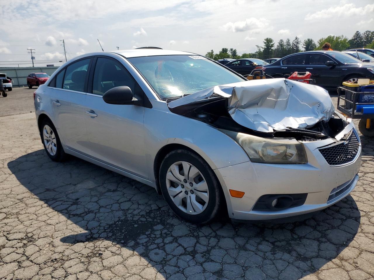 2012 Chevrolet Cruze Ls Silver vin: 1G1PC5SH0C7202587