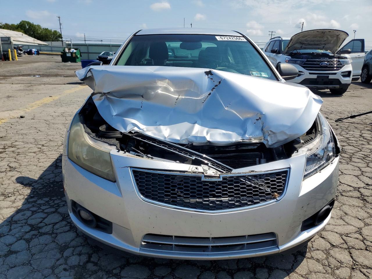 2012 Chevrolet Cruze Ls Silver vin: 1G1PC5SH0C7202587