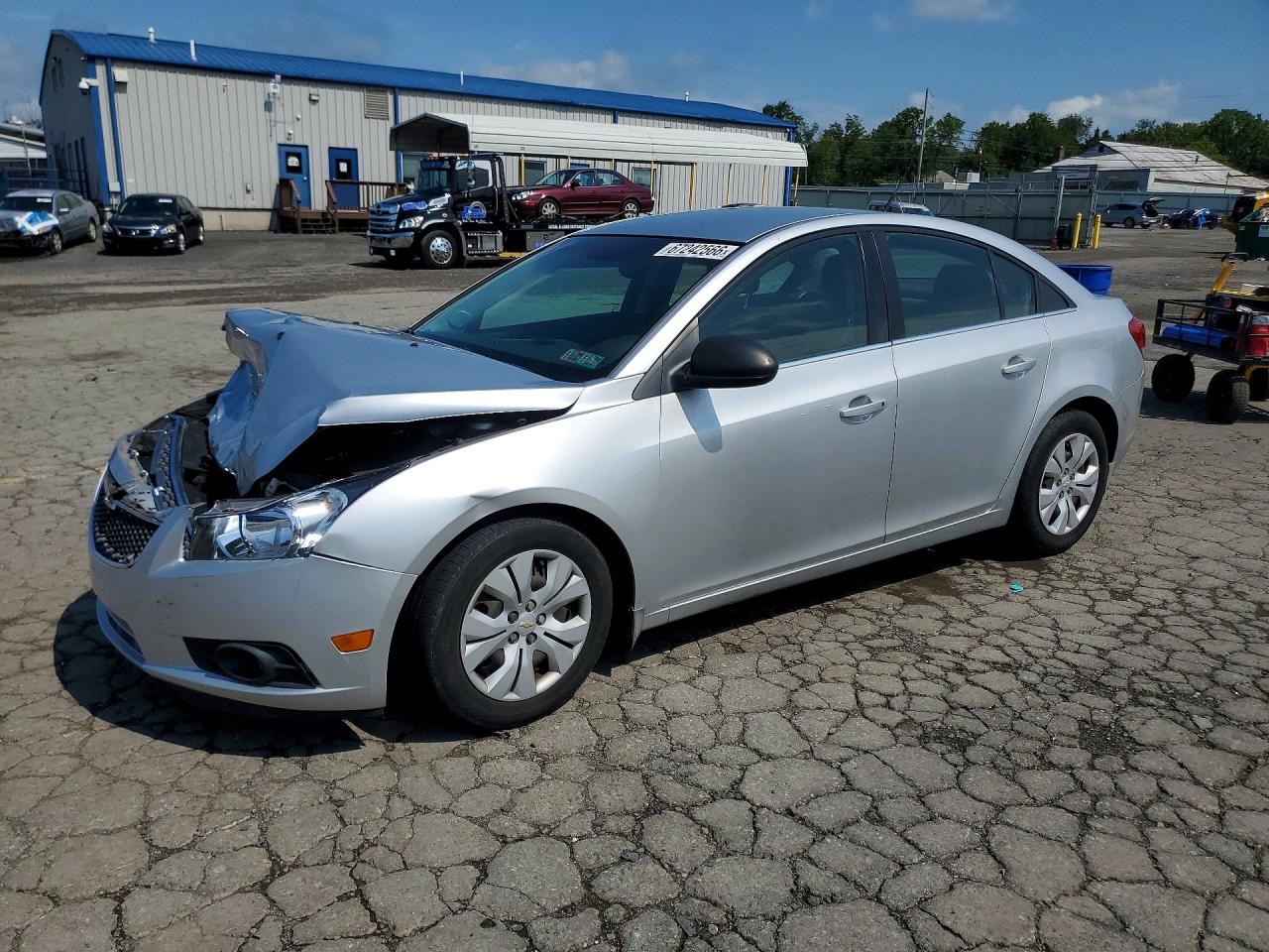 2012 Chevrolet Cruze Ls Silver vin: 1G1PC5SH0C7202587