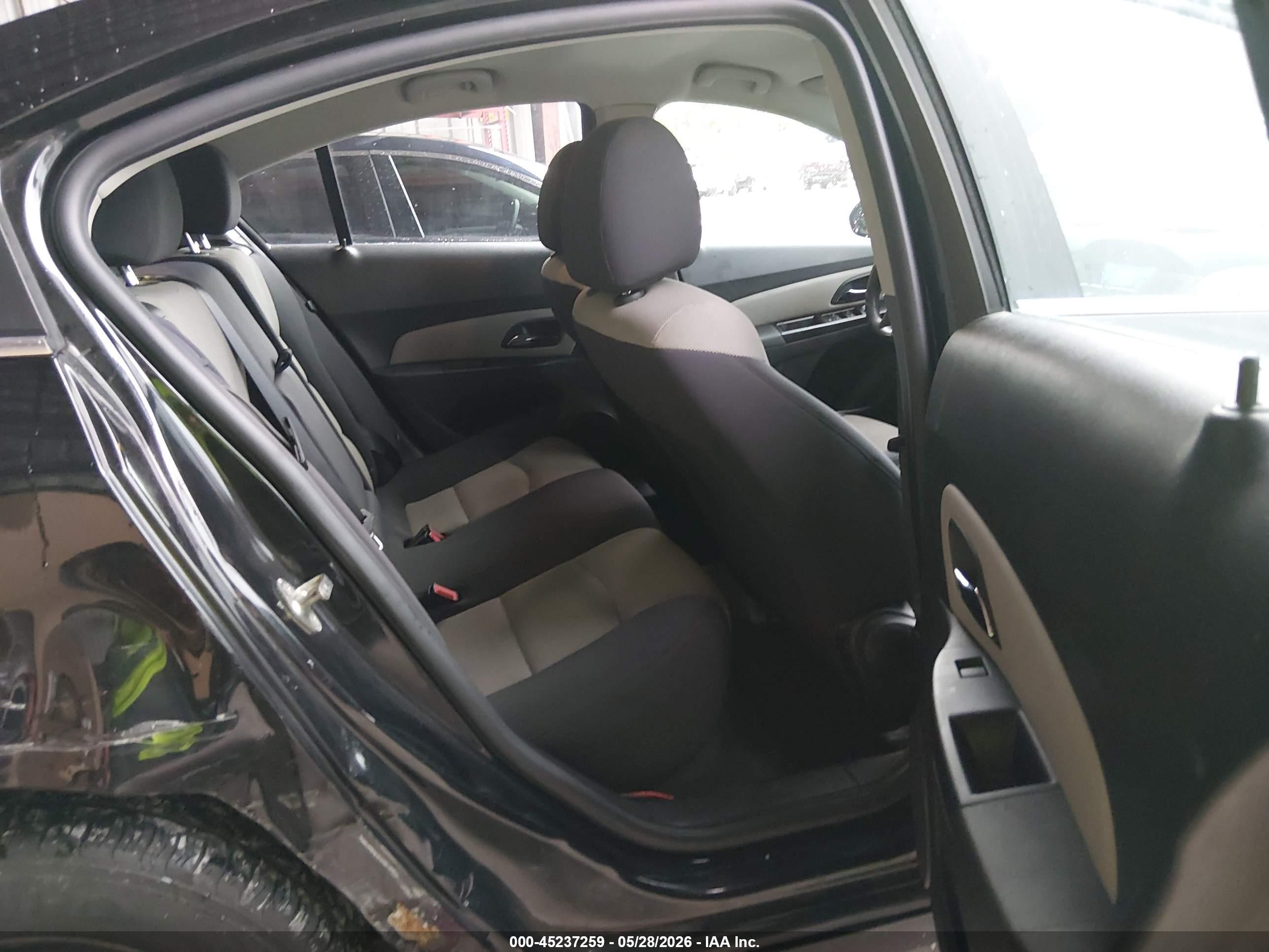 2012 Chevrolet Cruze Ls Black vin: 1G1PC5SH0C7272719
