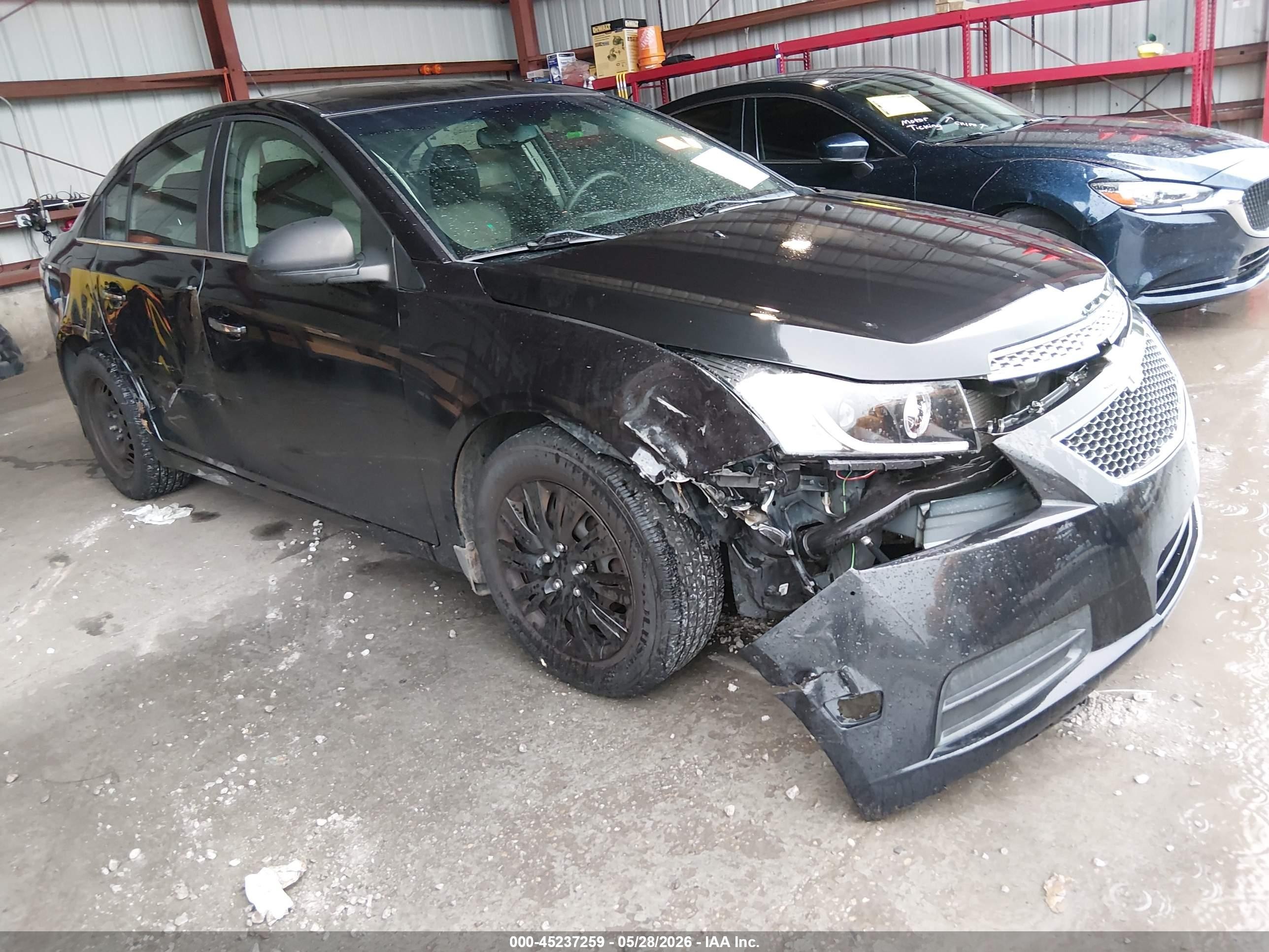 2012 Chevrolet Cruze Ls Black vin: 1G1PC5SH0C7272719