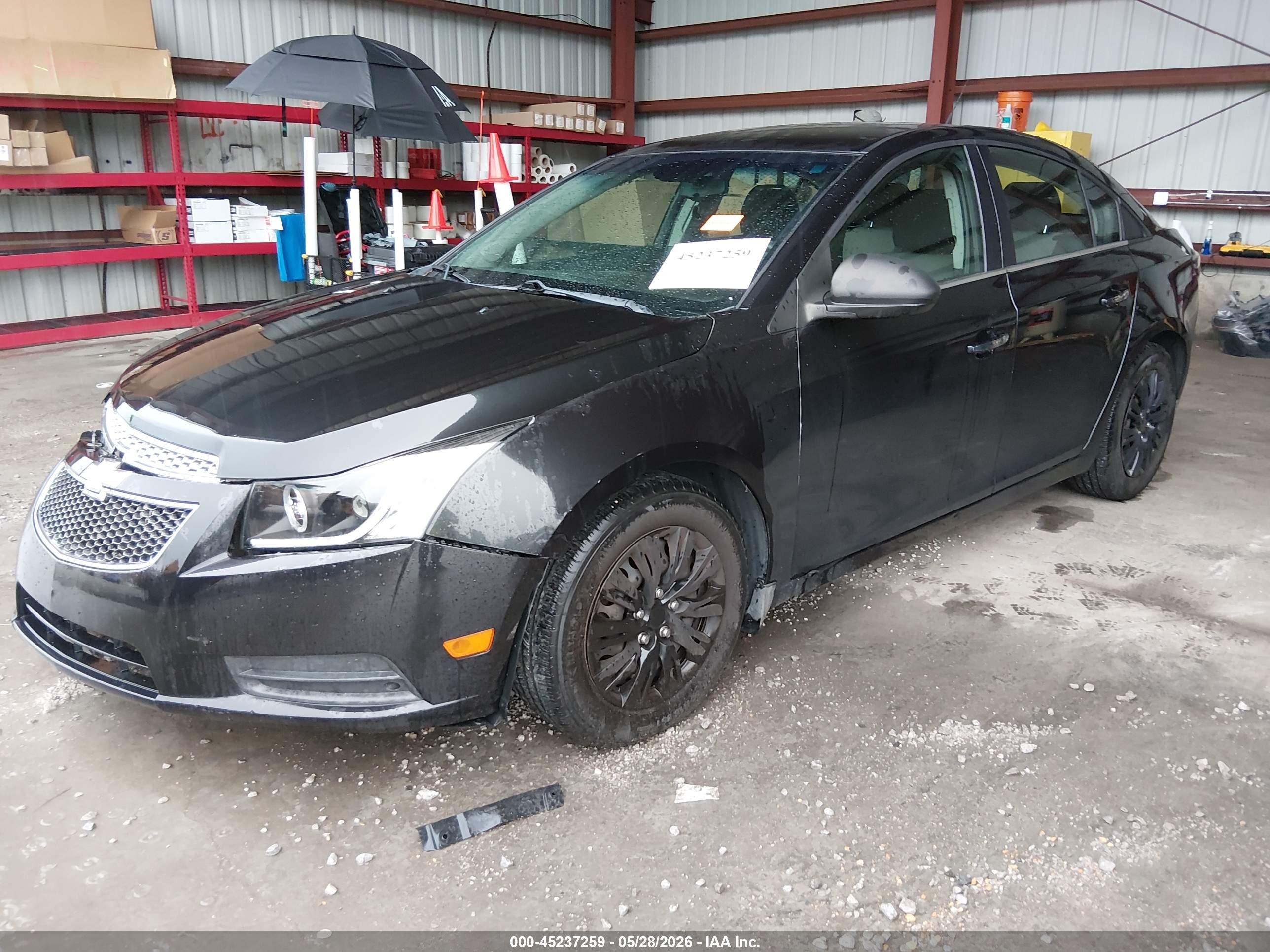 2012 Chevrolet Cruze Ls Black vin: 1G1PC5SH0C7272719