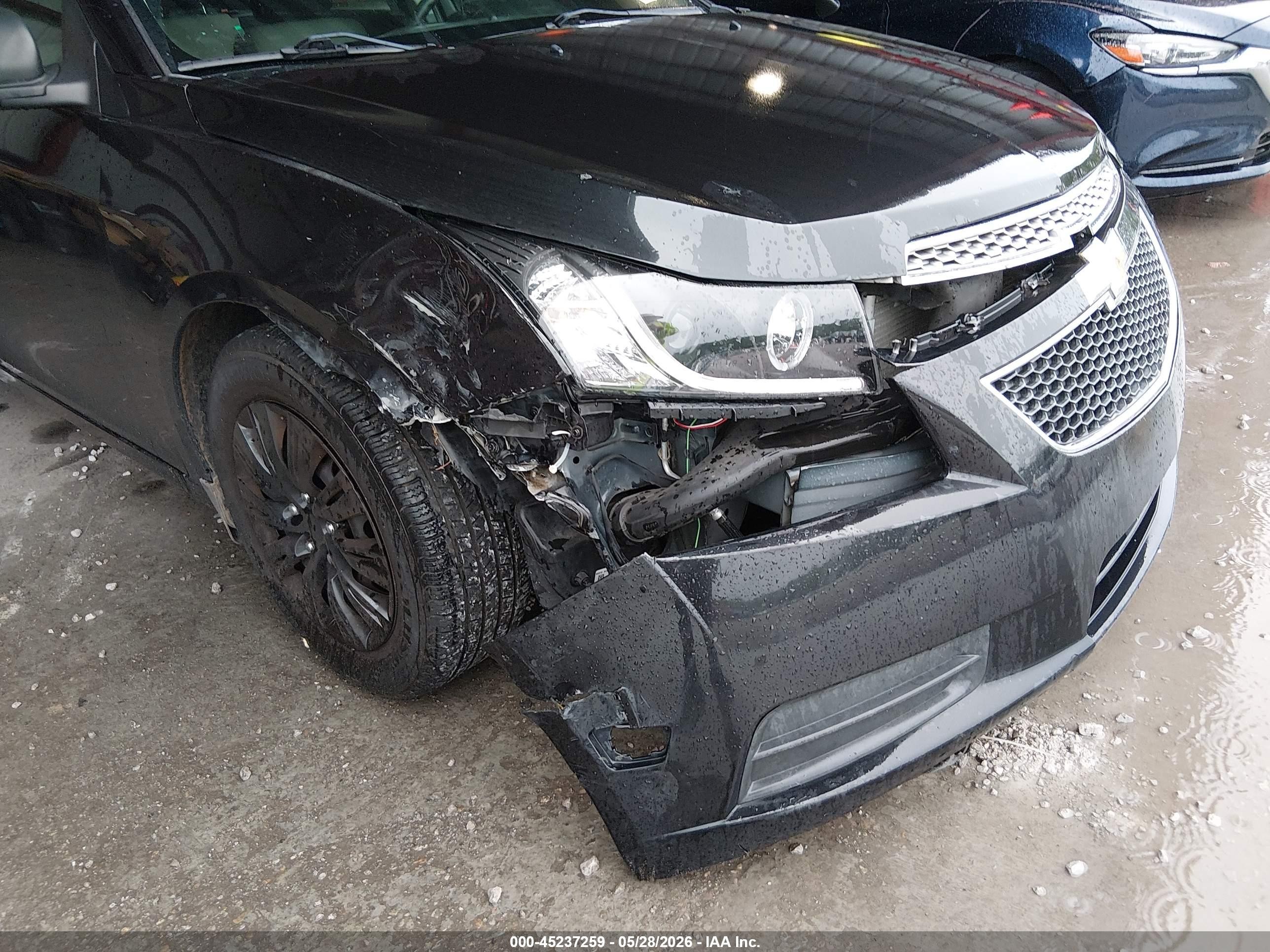 2012 Chevrolet Cruze Ls Black vin: 1G1PC5SH0C7272719